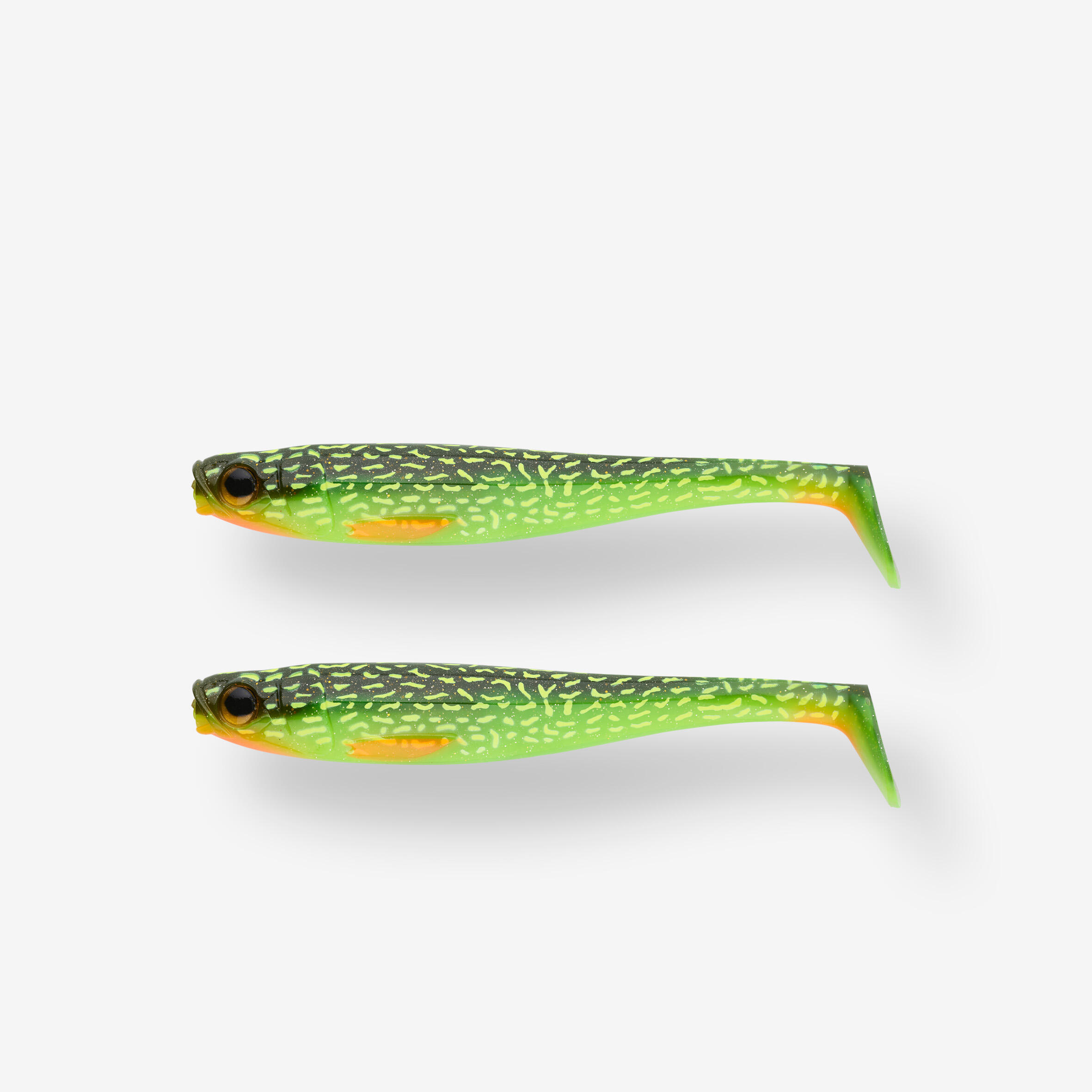 Soft Shad Pike Lure X2 - Rogen 160 Firepike
