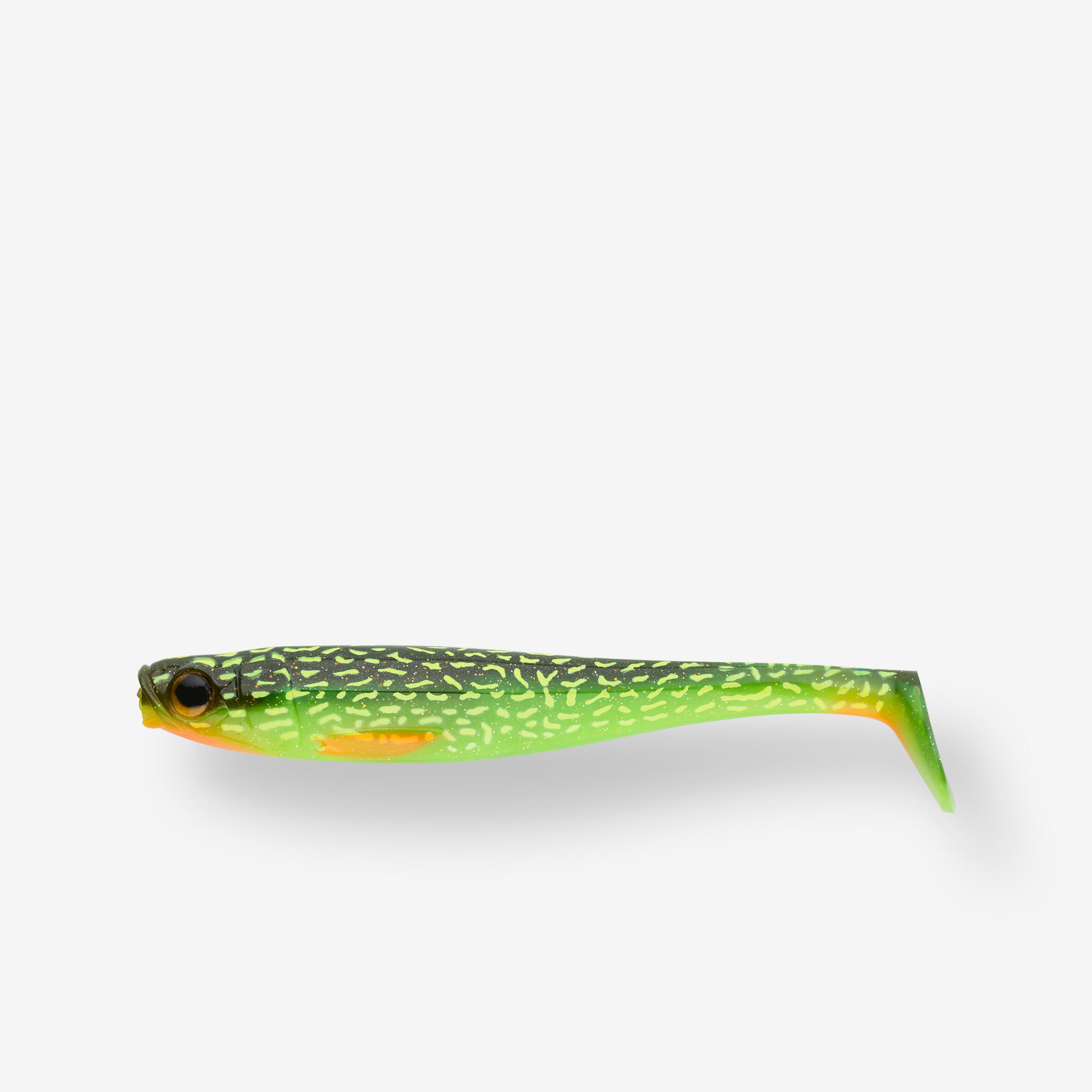 Soft Shad Pike Lure x1 - Rogen 200 Firepike
