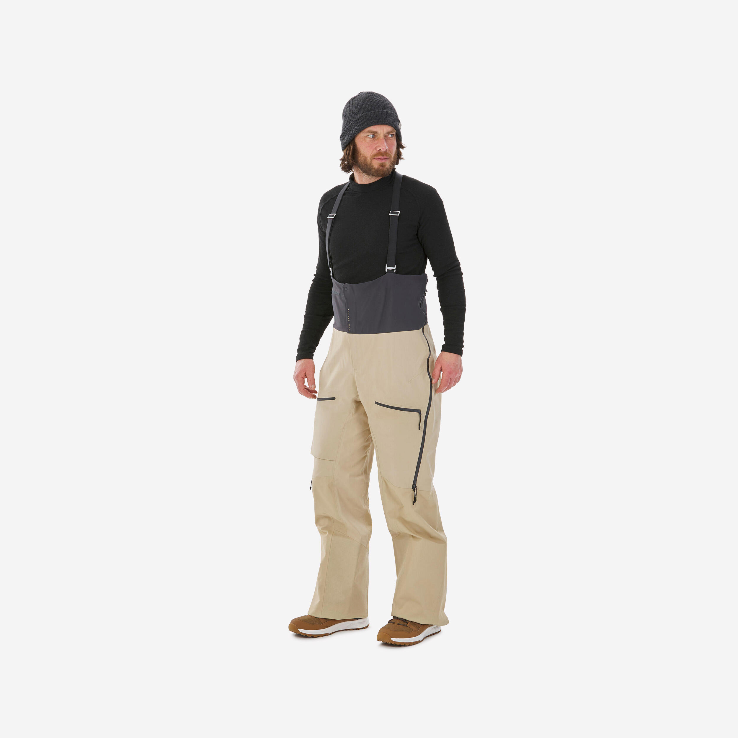 Menâs Winter Bib Pants - FR 900 Beige