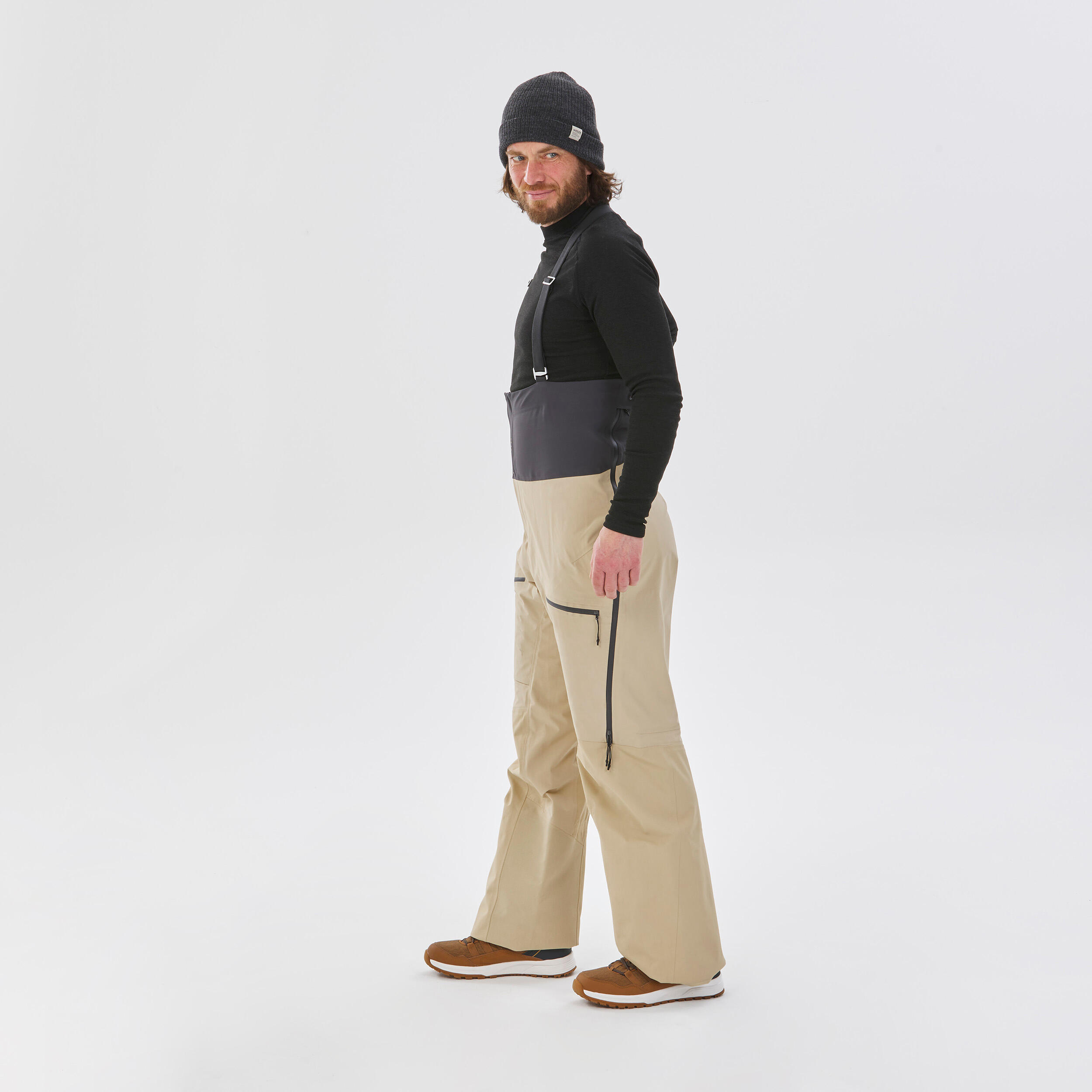 Menâs Winter Bib Pants - FR 900 Beige