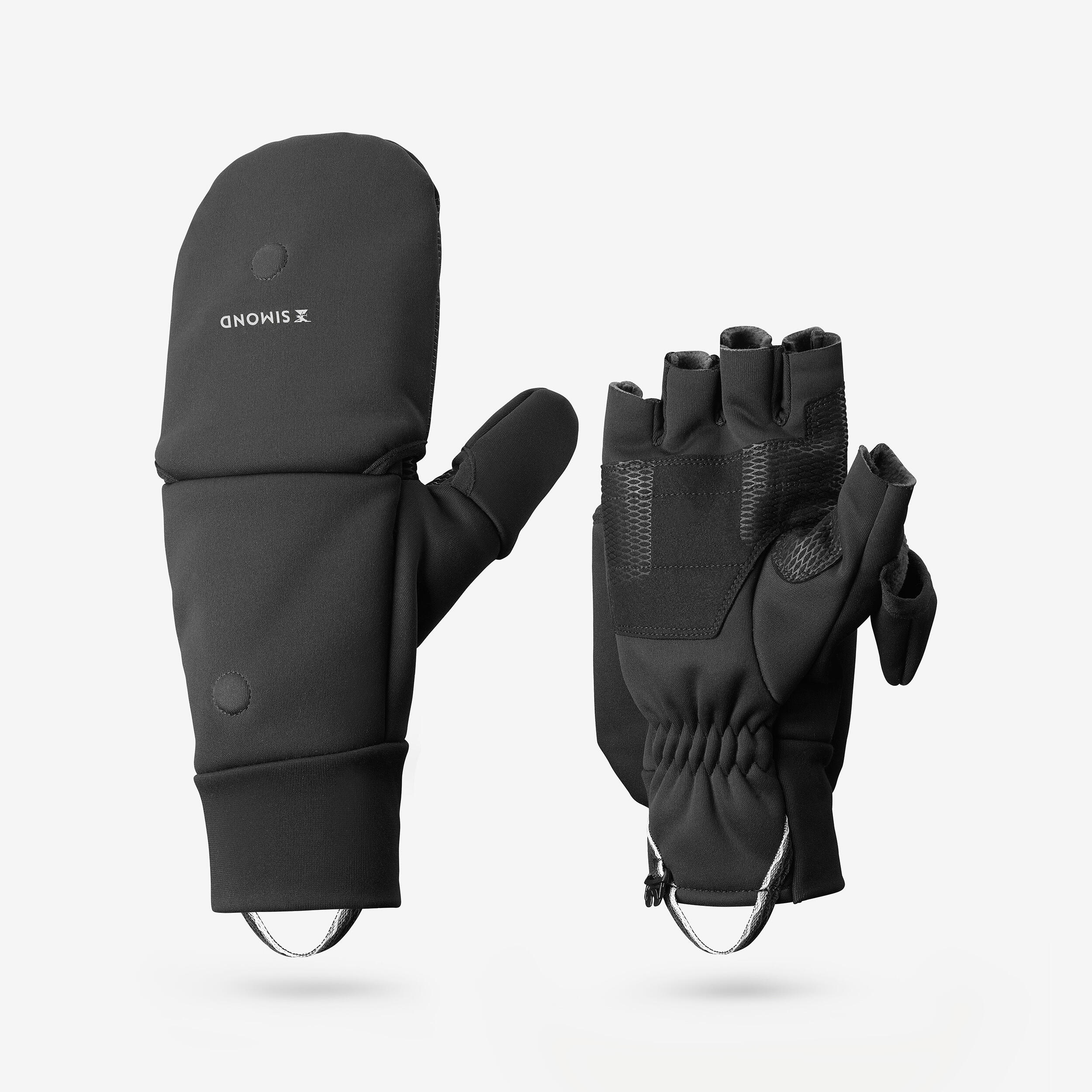 Fingerless Gloves with Warm Windproof Mittens - MT 900