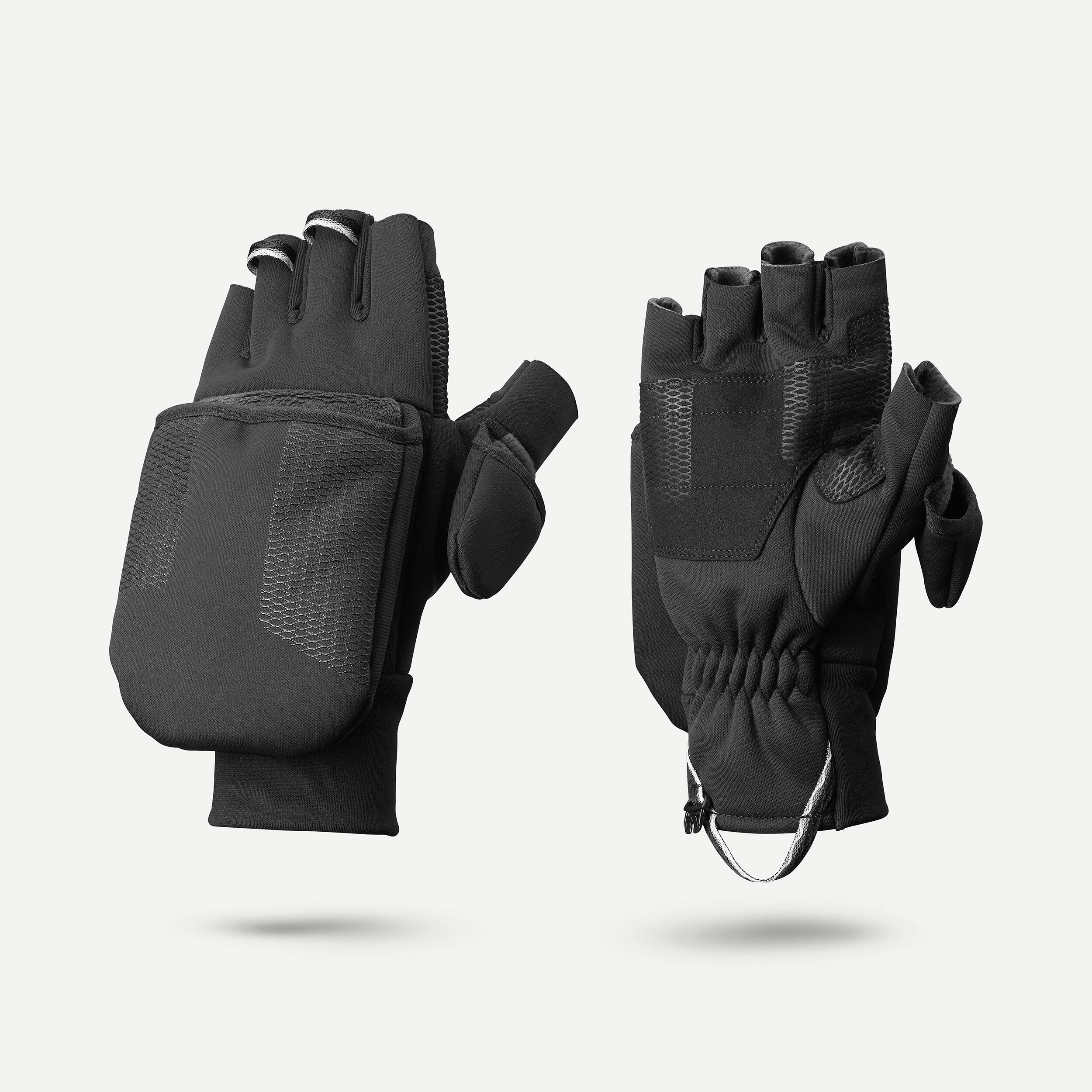 Fingerless Gloves with Warm Windproof Mittens - MT 900