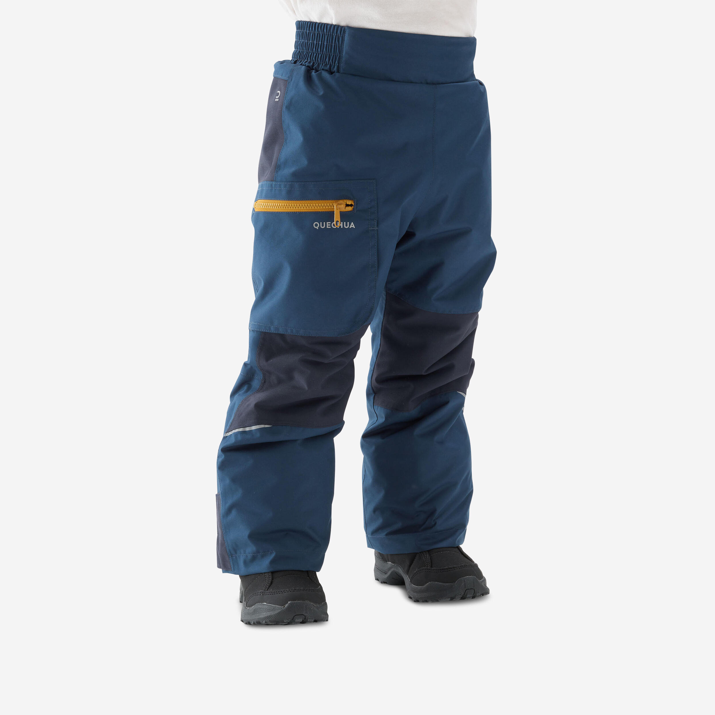 Kidsâ Warm and Waterproof Hiking Pants, SH 500 Mountain Age 2â6