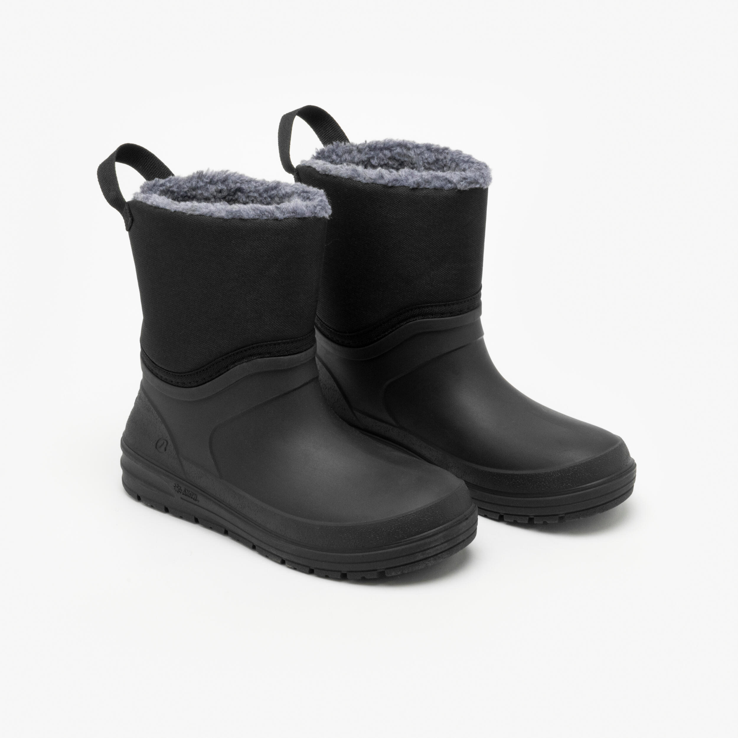 Kidsâ Warm Snow Boots, SH 100 Sizes 7.5C-5.5