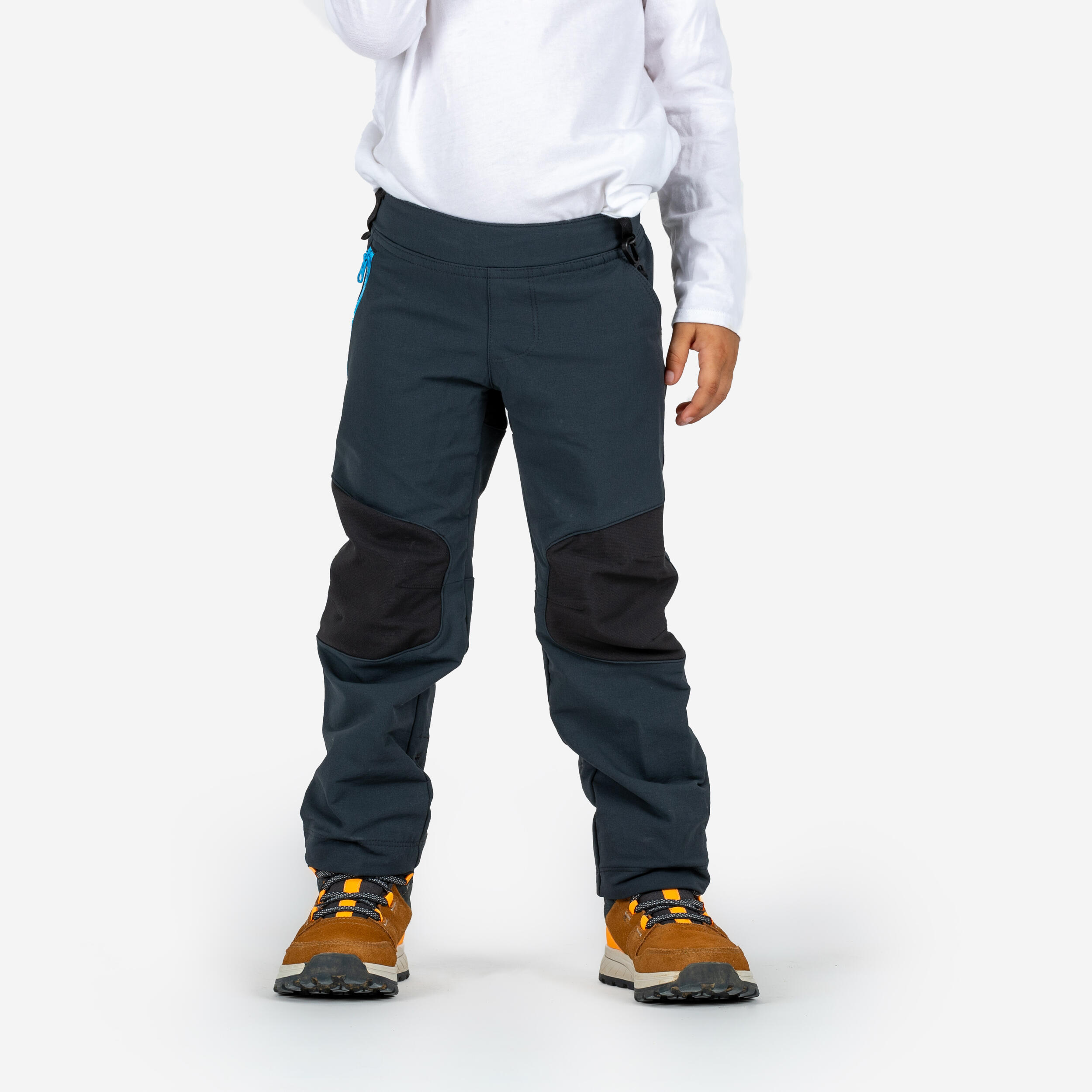 Kidsâ Softshell Hiking Pants, MH 900 Age 2â6
