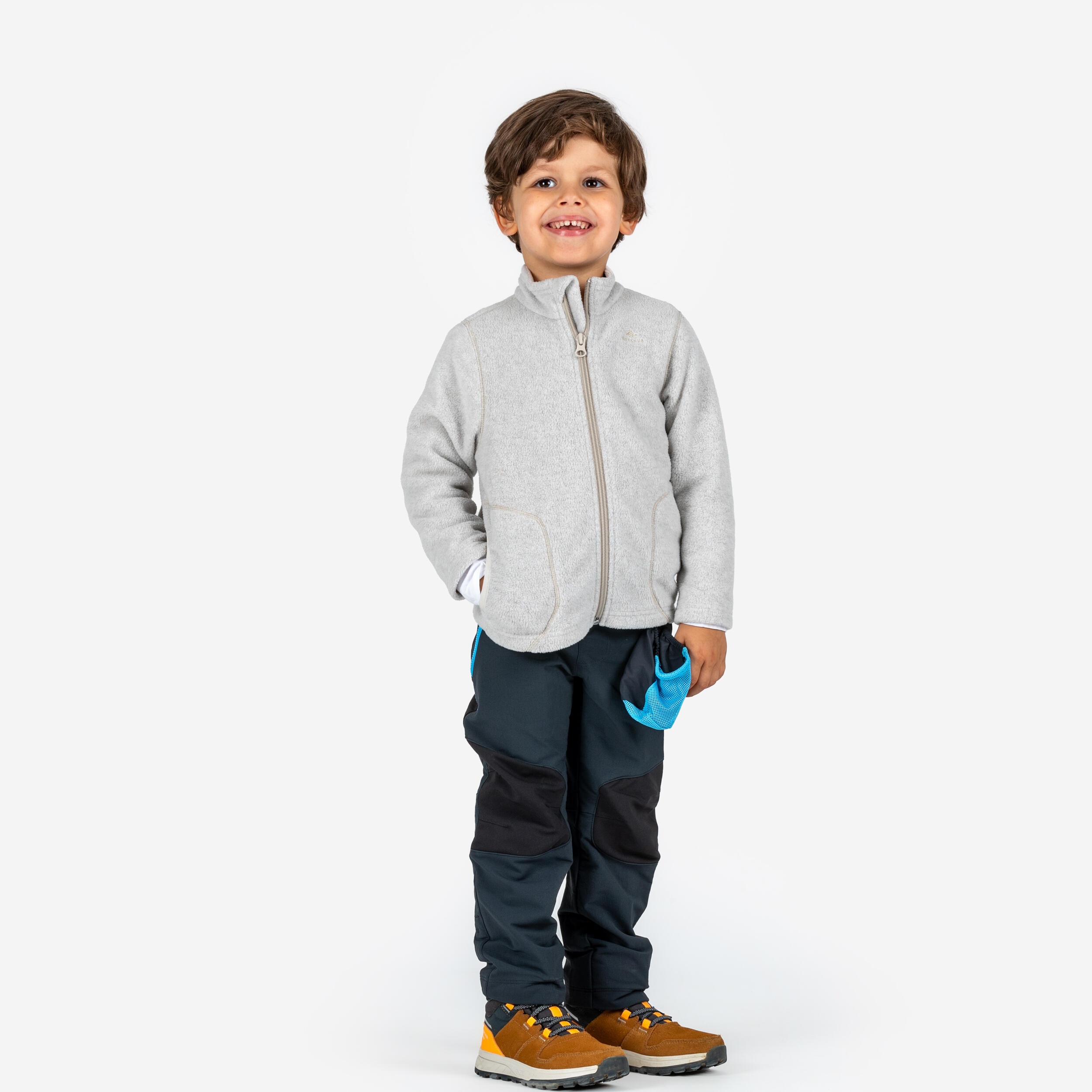 Kidsâ Softshell Hiking Pants, MH 900 Age 2â6