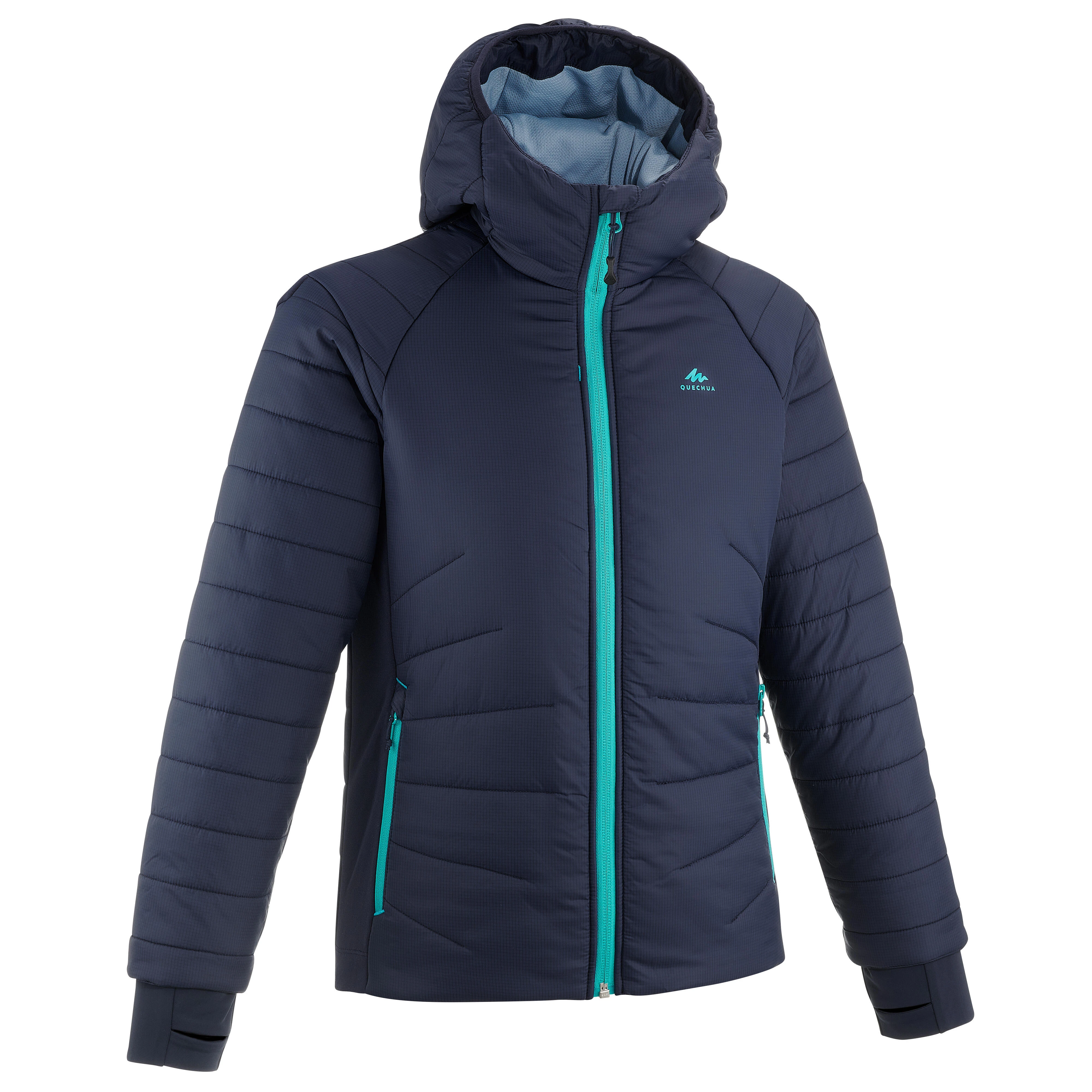 Kidsâ Padded Hiking Jacket, MH 500 Age 7â15