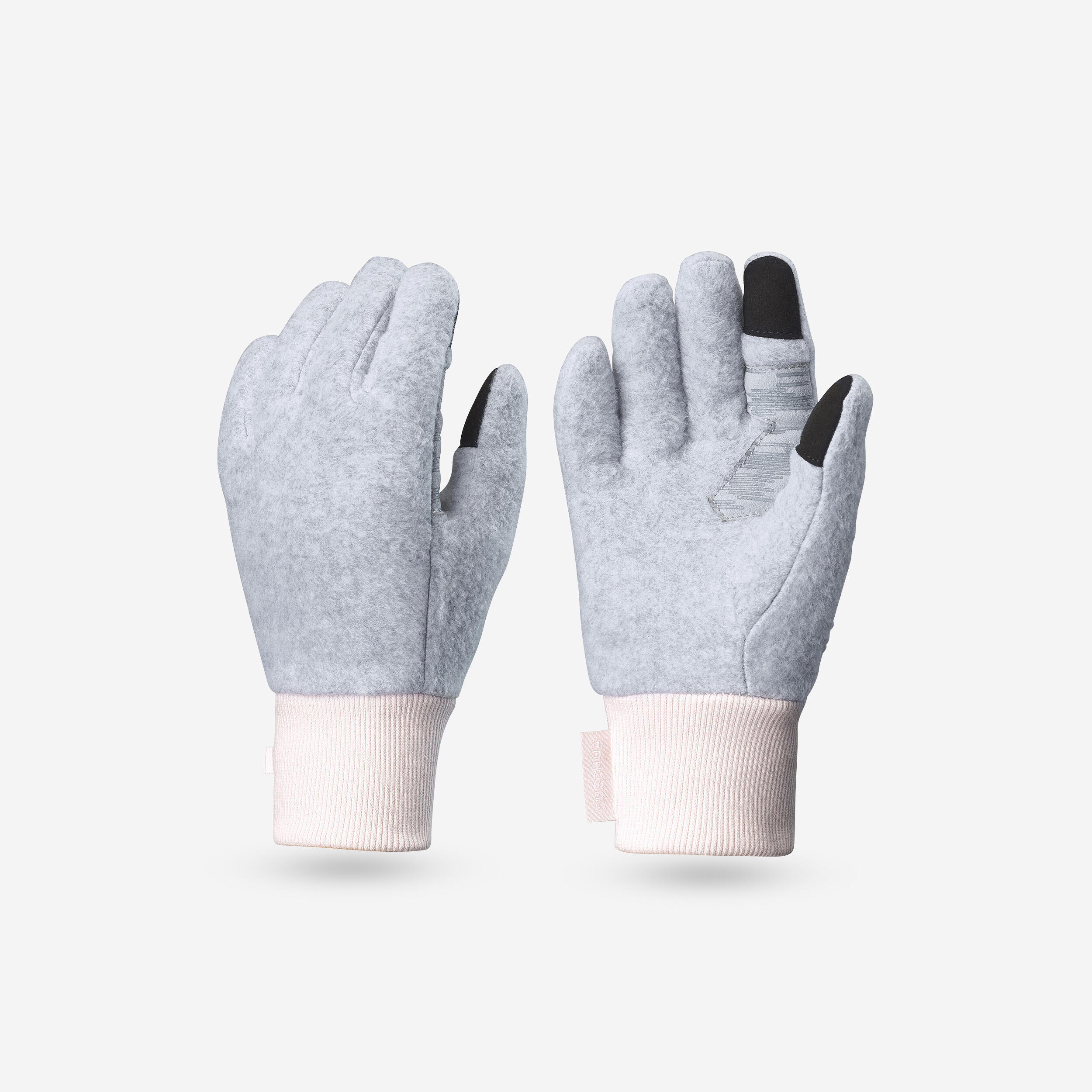 Kidsâ Fleece Hiking Gloves, SH 500 Age 6â14