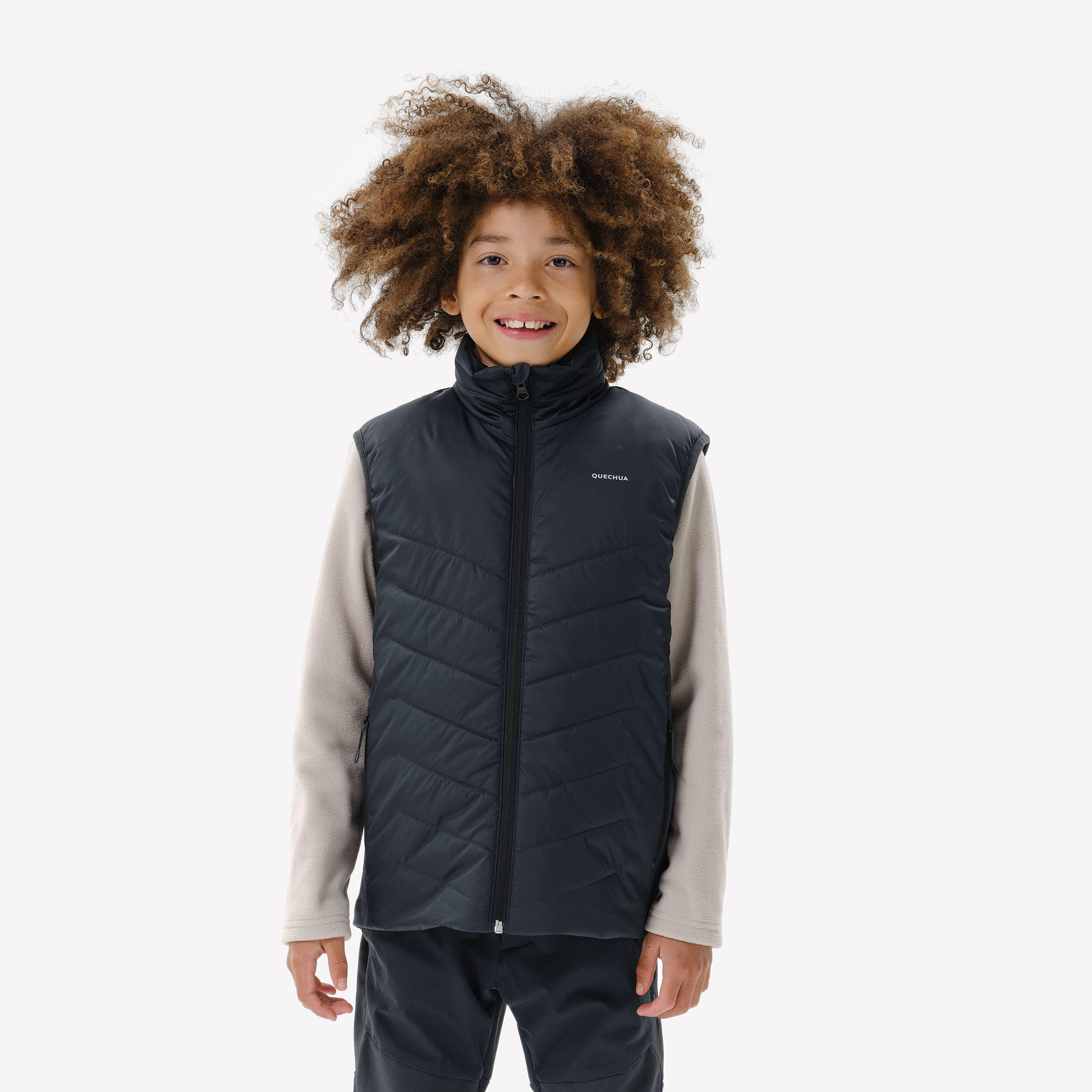 Kidsâ Padded Hiking Vest Age 7â15