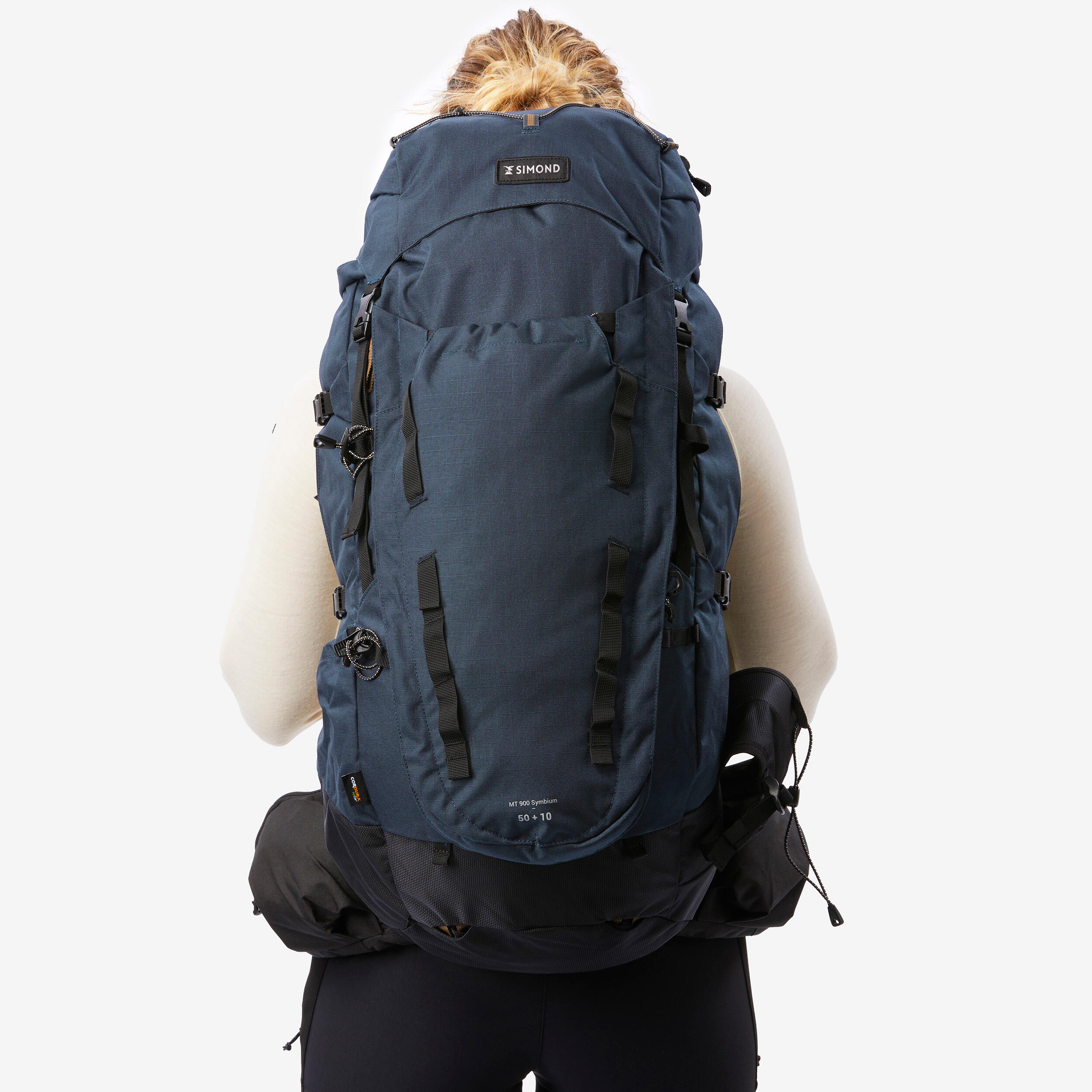 Womenâs 50 + 10 L Hiking Backpack - MT 900