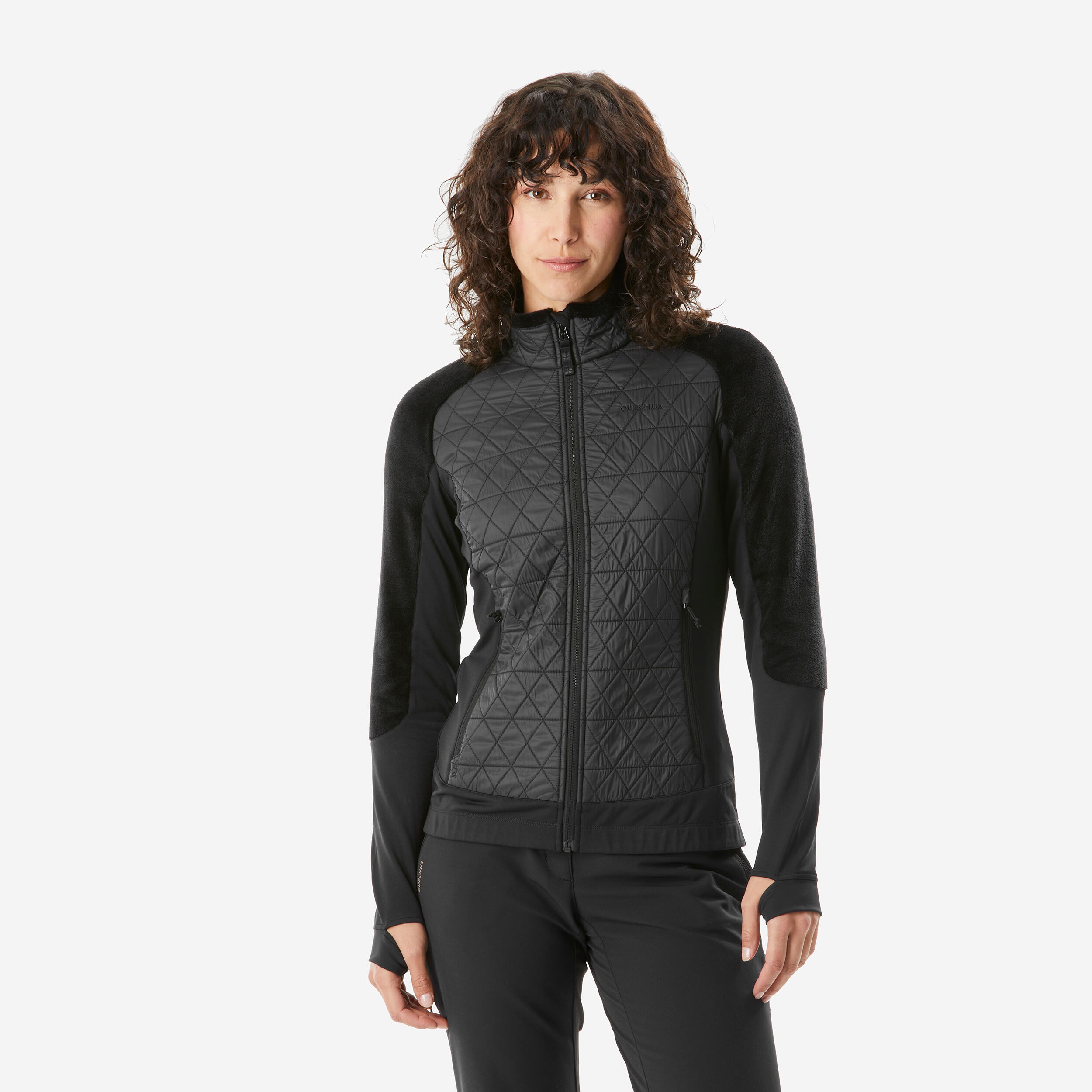 Womenâs Fleece Hiking Jacket - SH 900