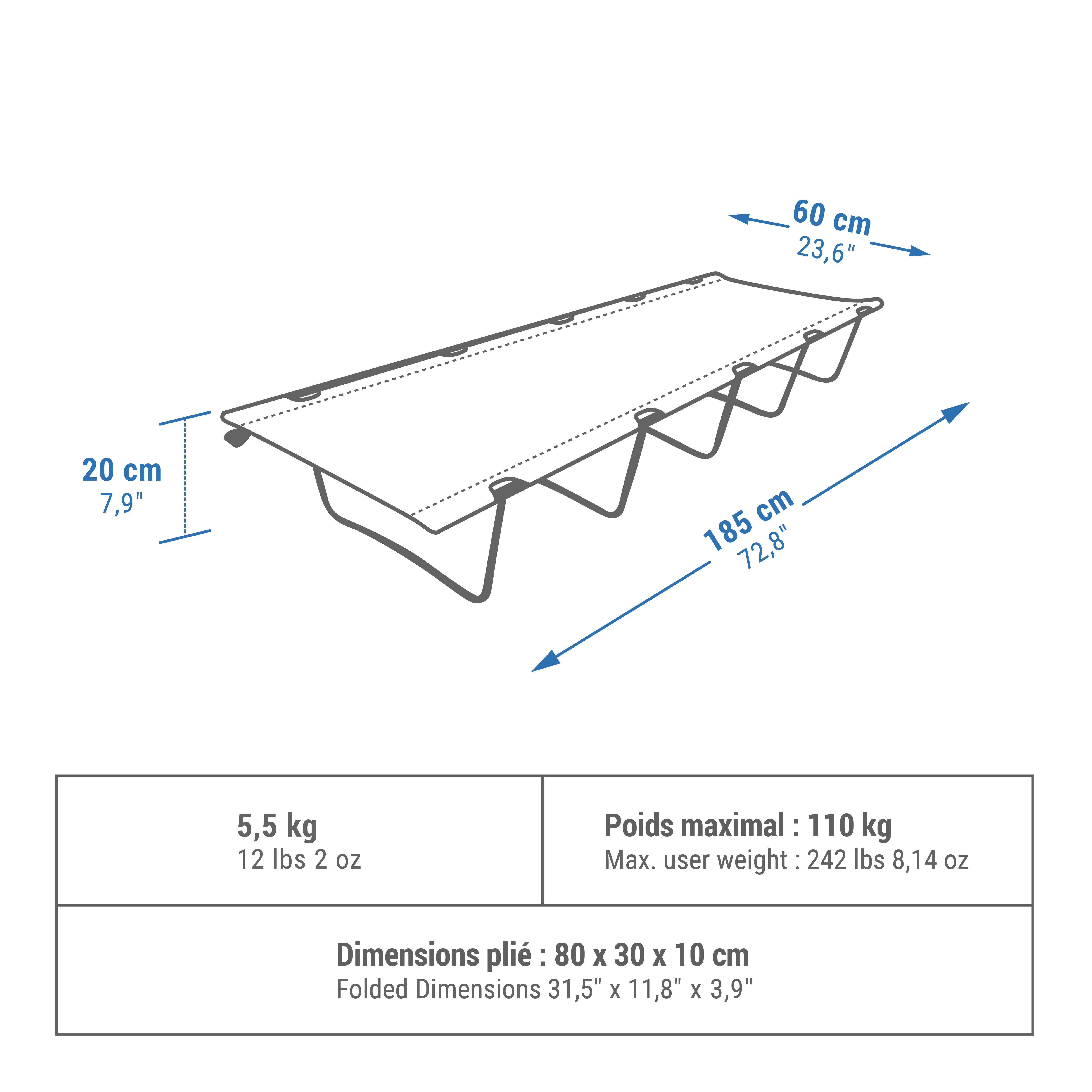 1-Person Camping Bed