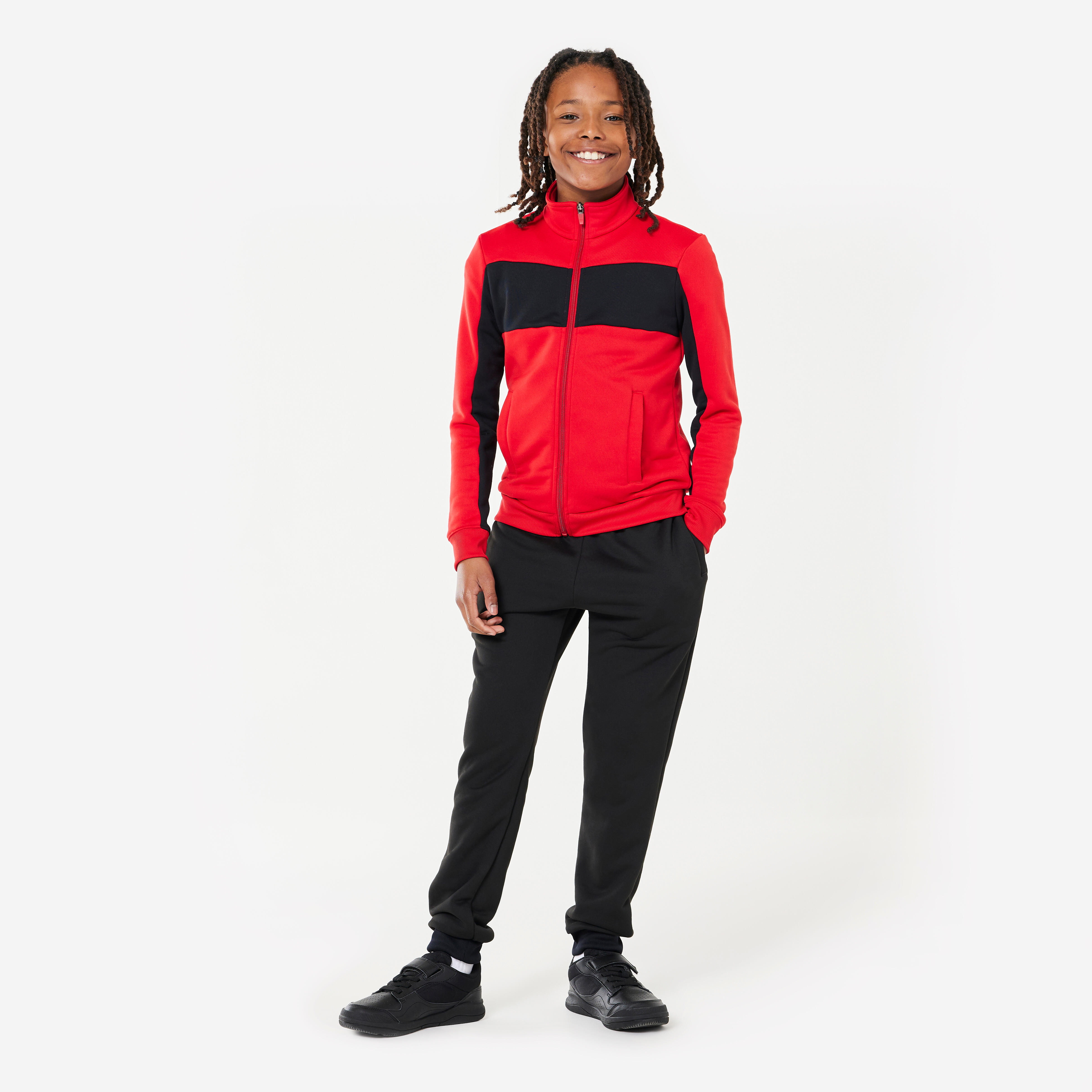 Kidsâ Tracksuit - S 500 Red/Black