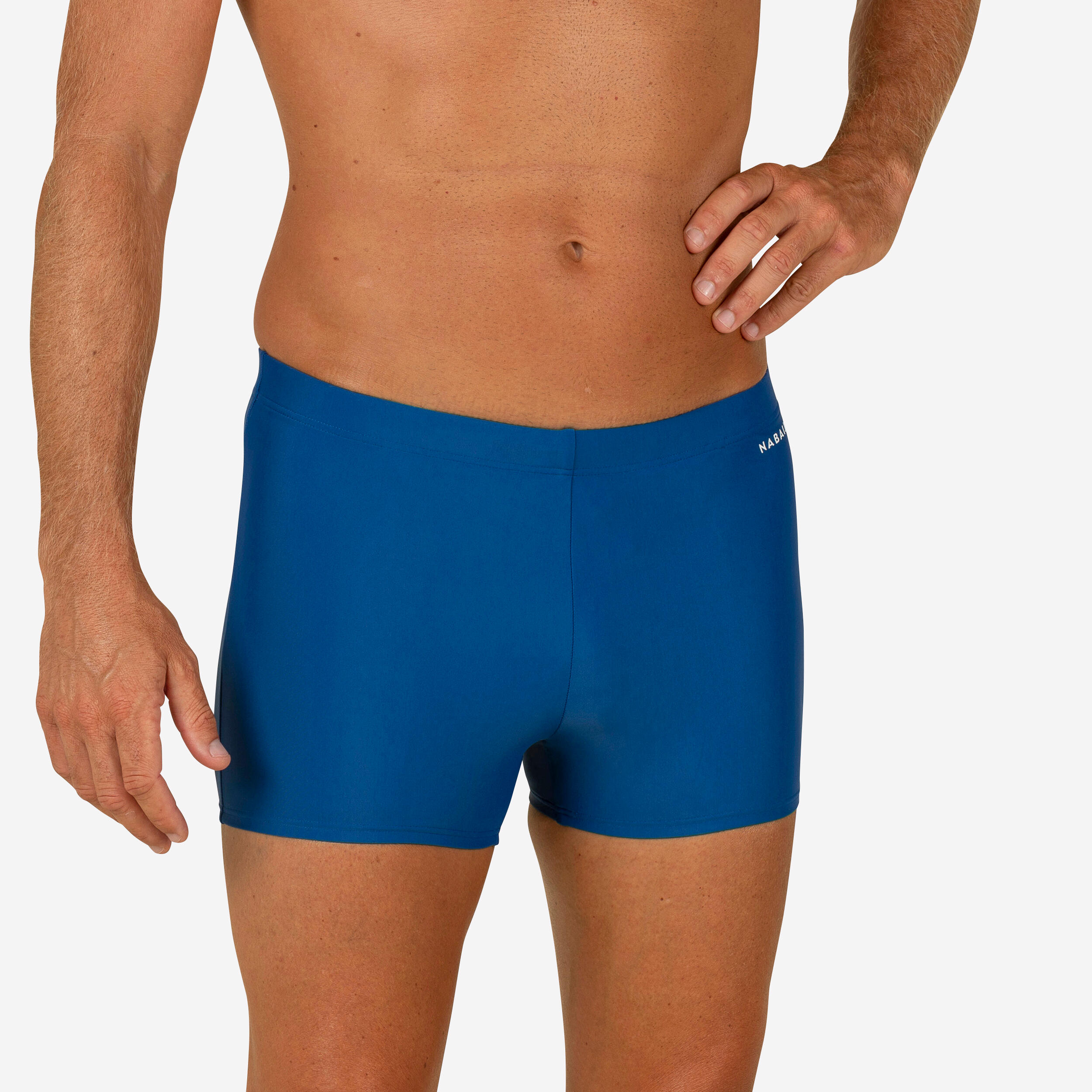 Men's Swimming Boxer - 100 Basic Blue