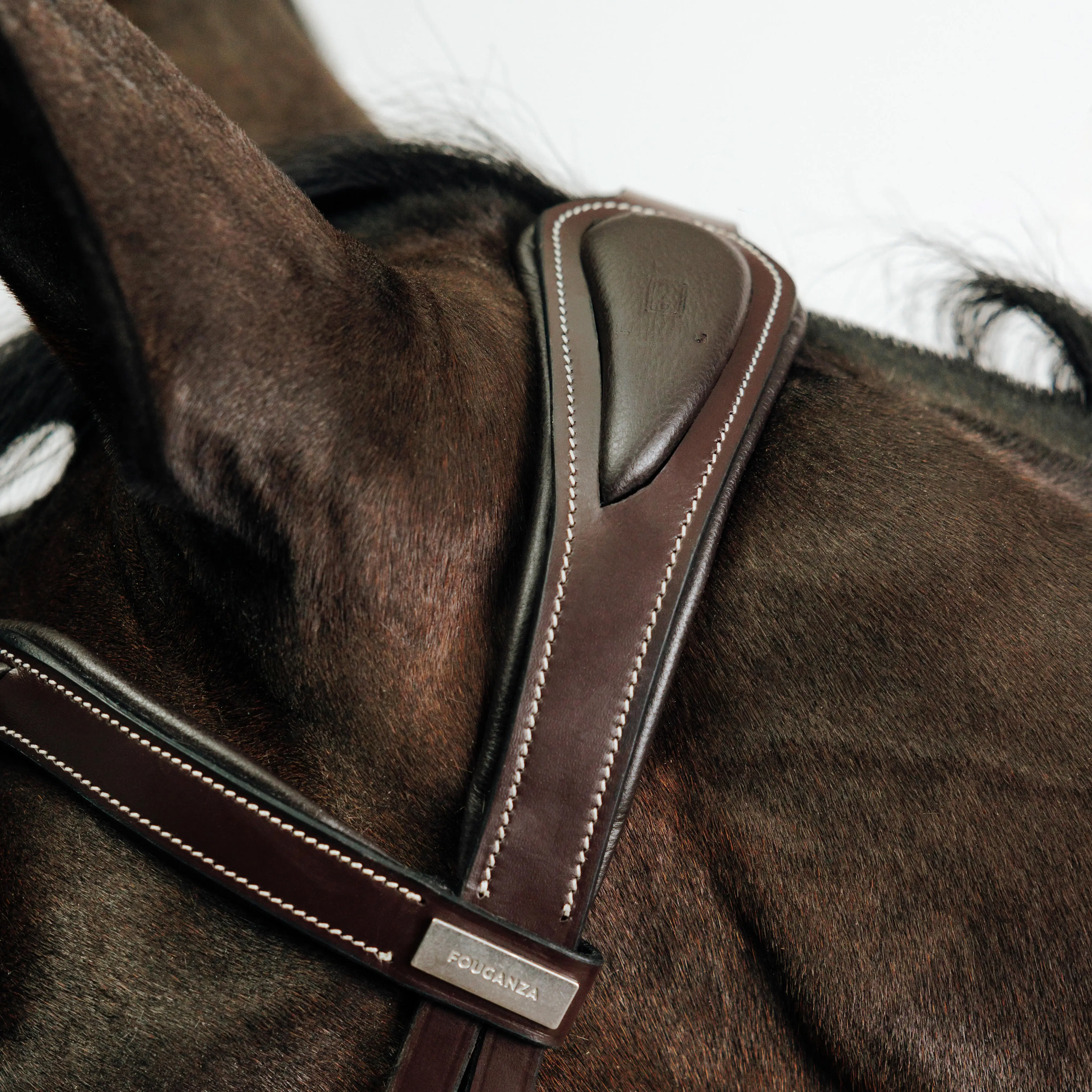 Horse & Pony Riding Leather Bridle with French Noseband - 900 Brown