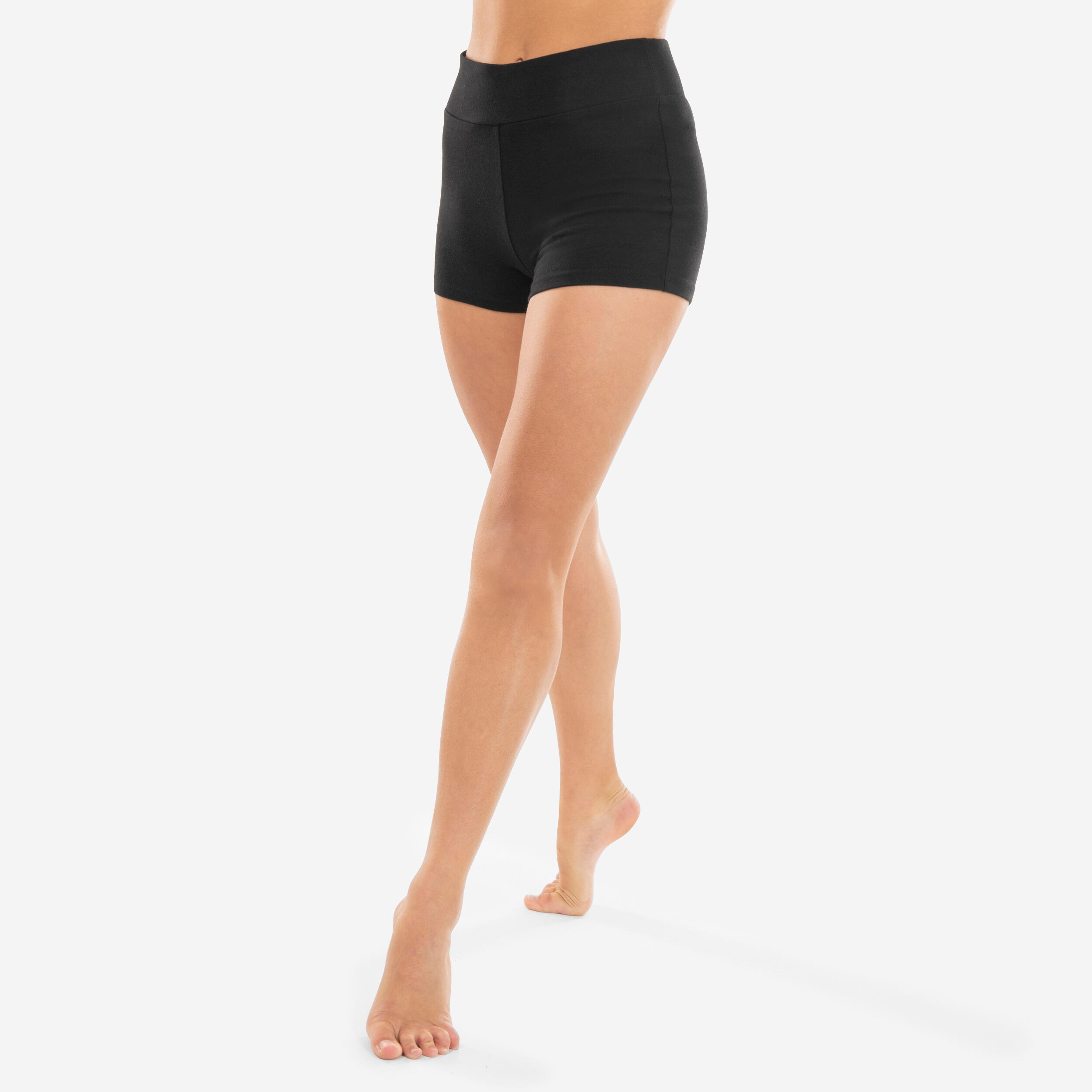 Girlsâ Modern Dance and Modern Jazz Shorts - Black