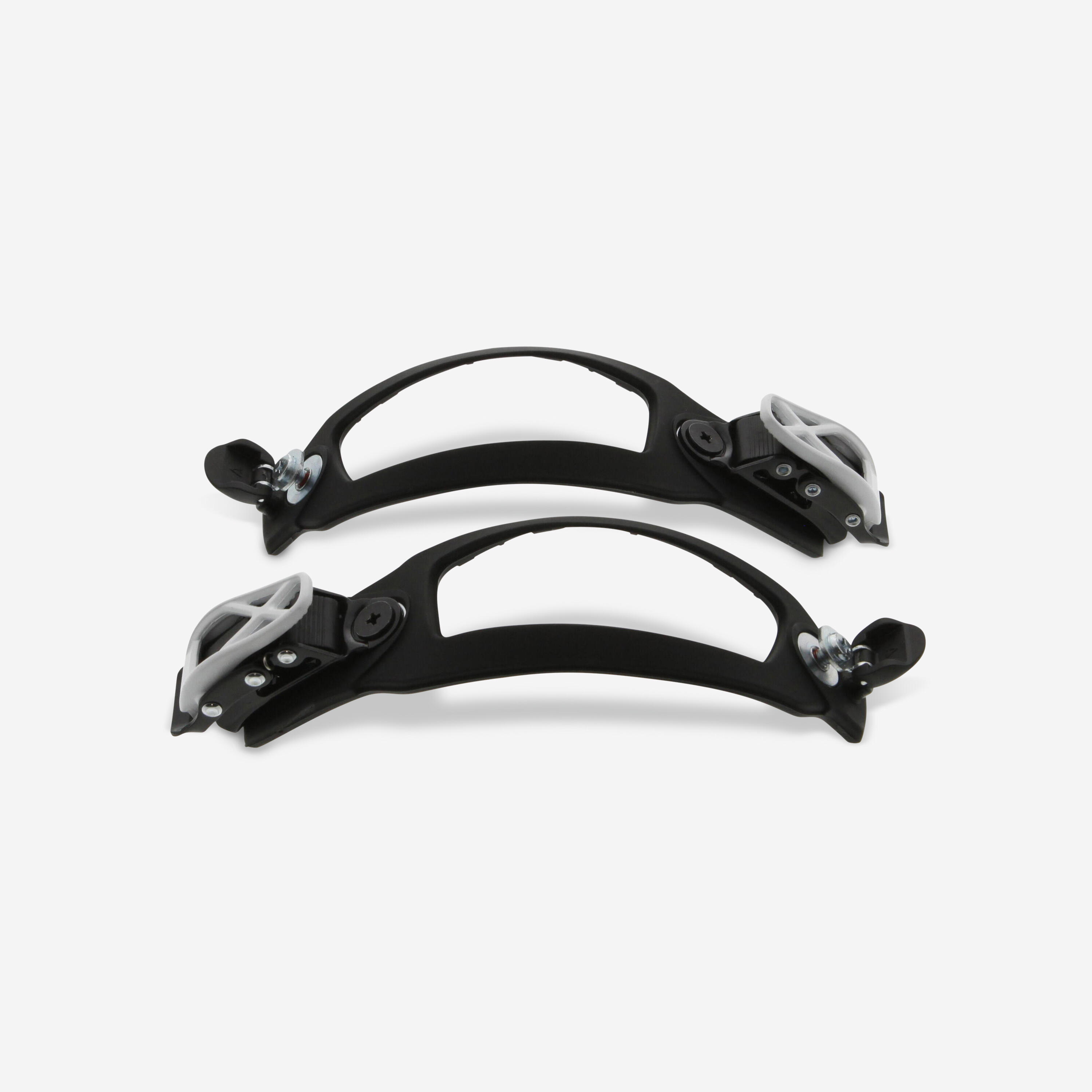 Snowboard Binding Front Straps Size M x 2 - Black