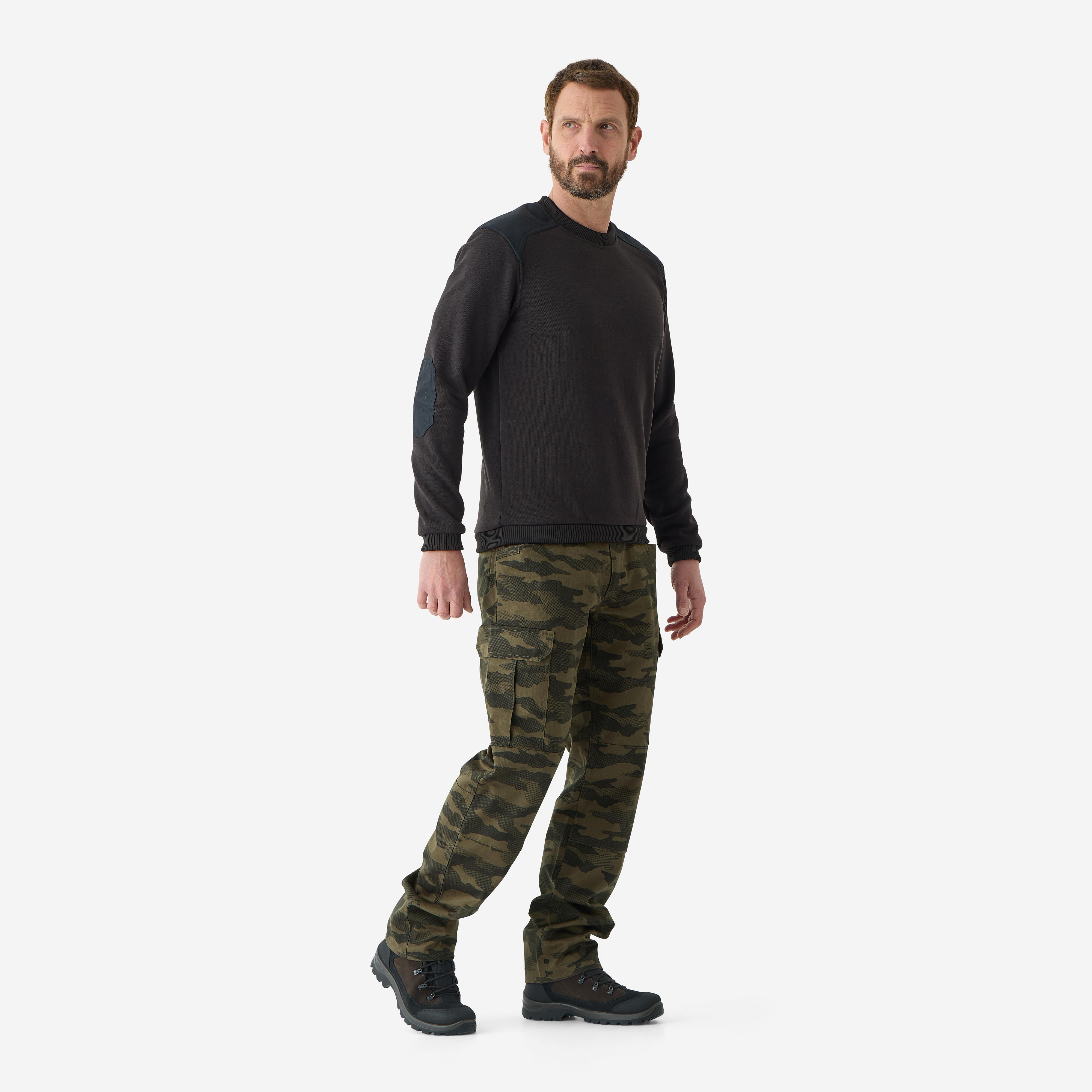 Strong Cargo Pants - Steppe 500 Halftone Camo Brown