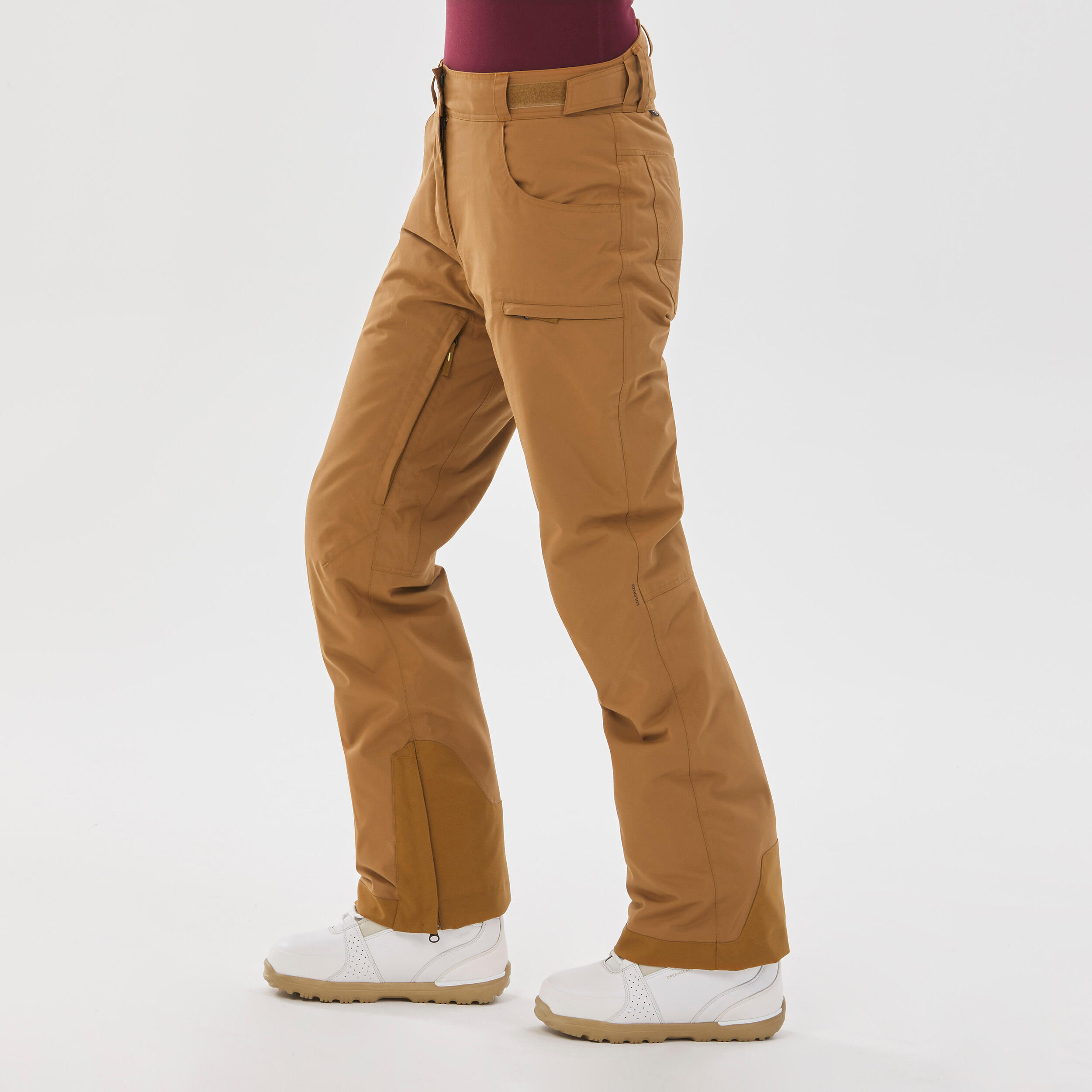 Womenâs Snowboard Pants â SNB 500 Brown