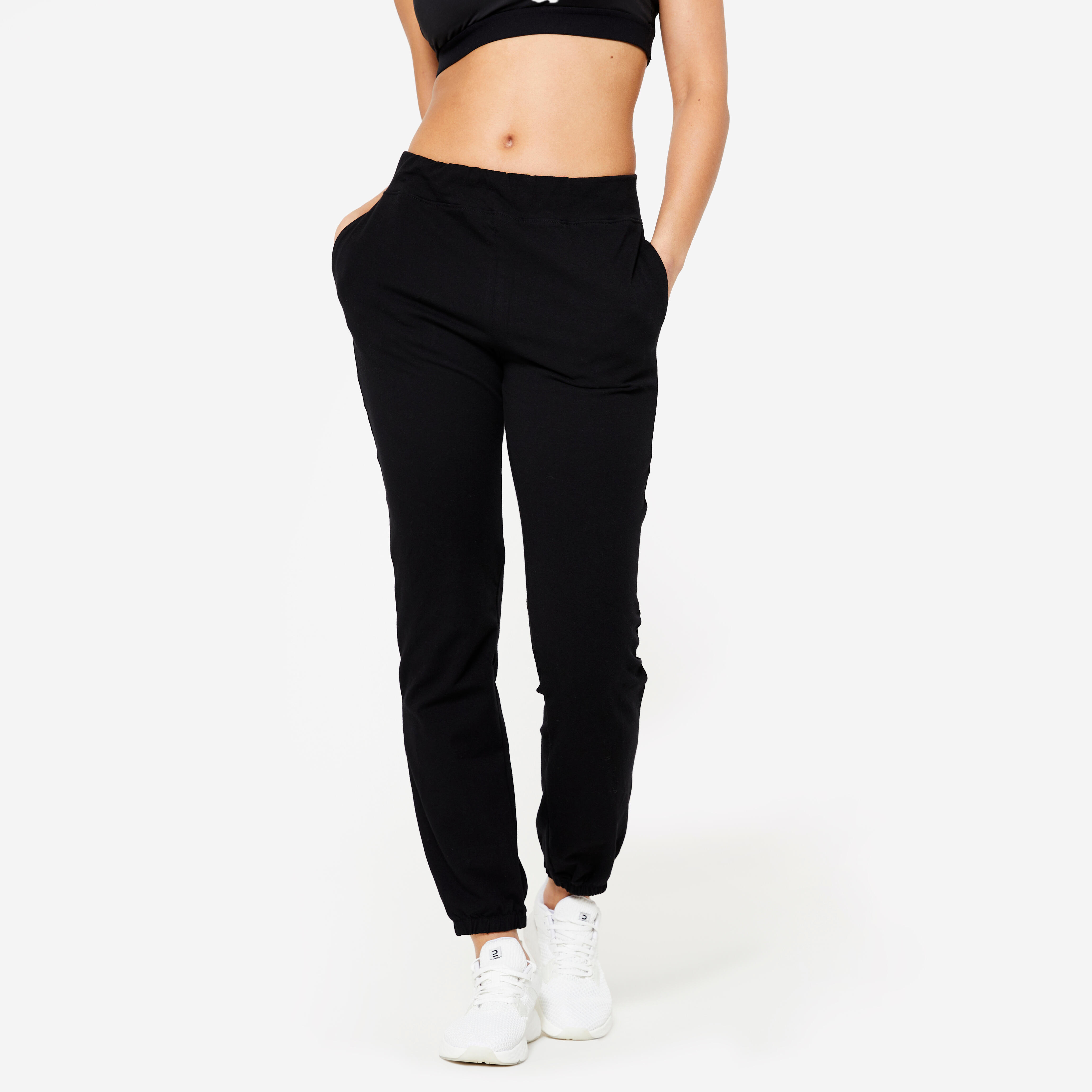 Womenâs Fitness Pants - 100 Black