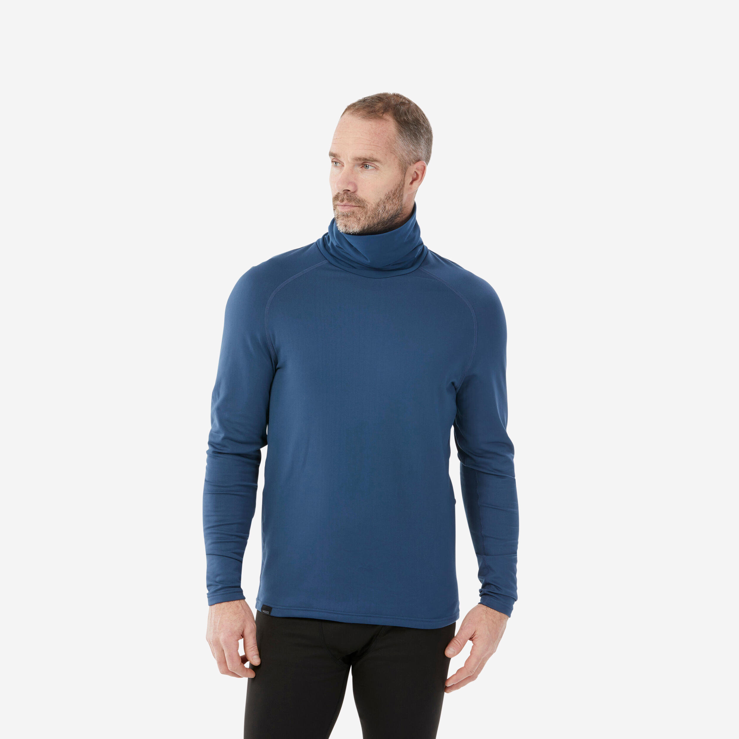 Menâs Warm and Breathable Turtleneck Ski Base Layer, BL 500