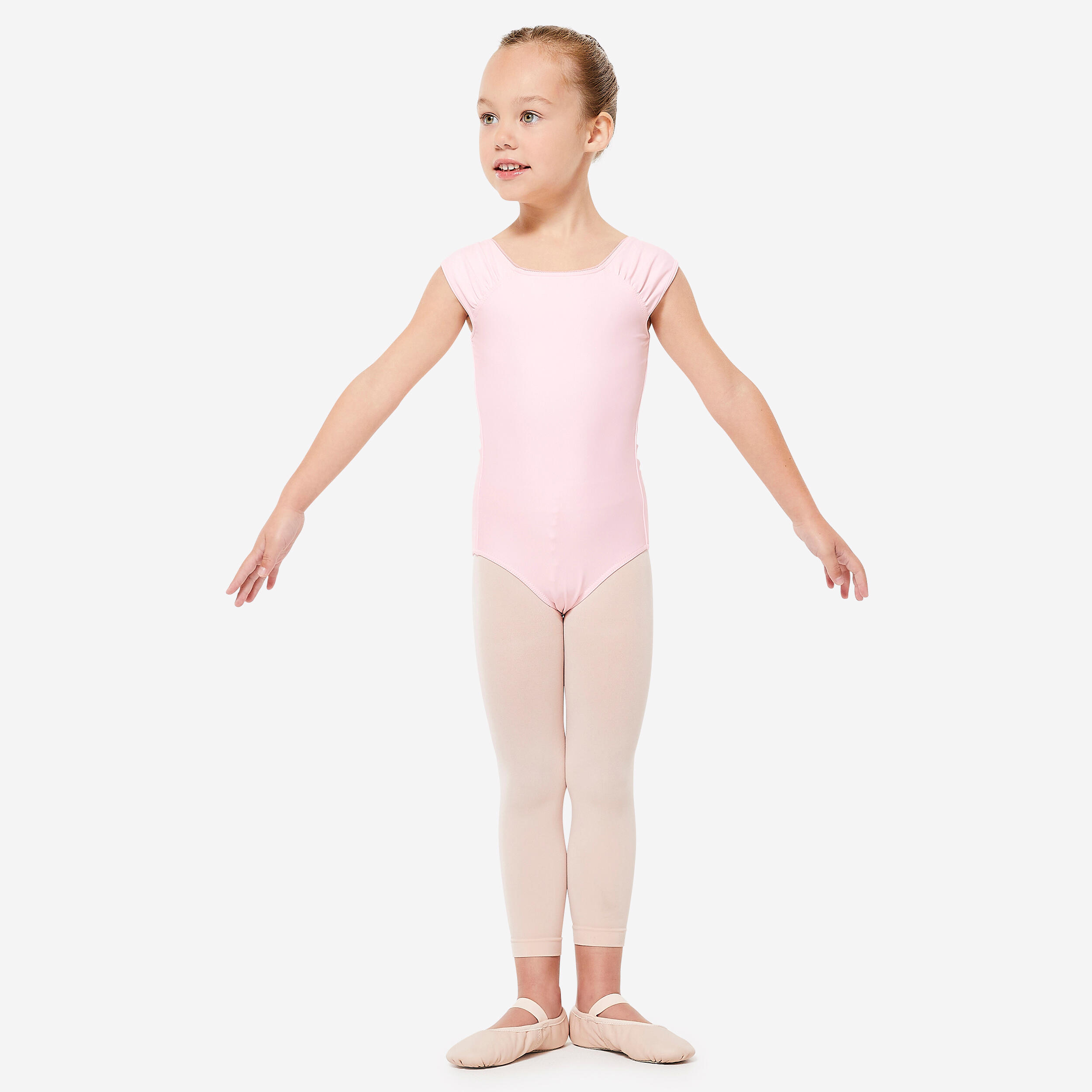 Kids' Short-Sleeved Dance Leotard
