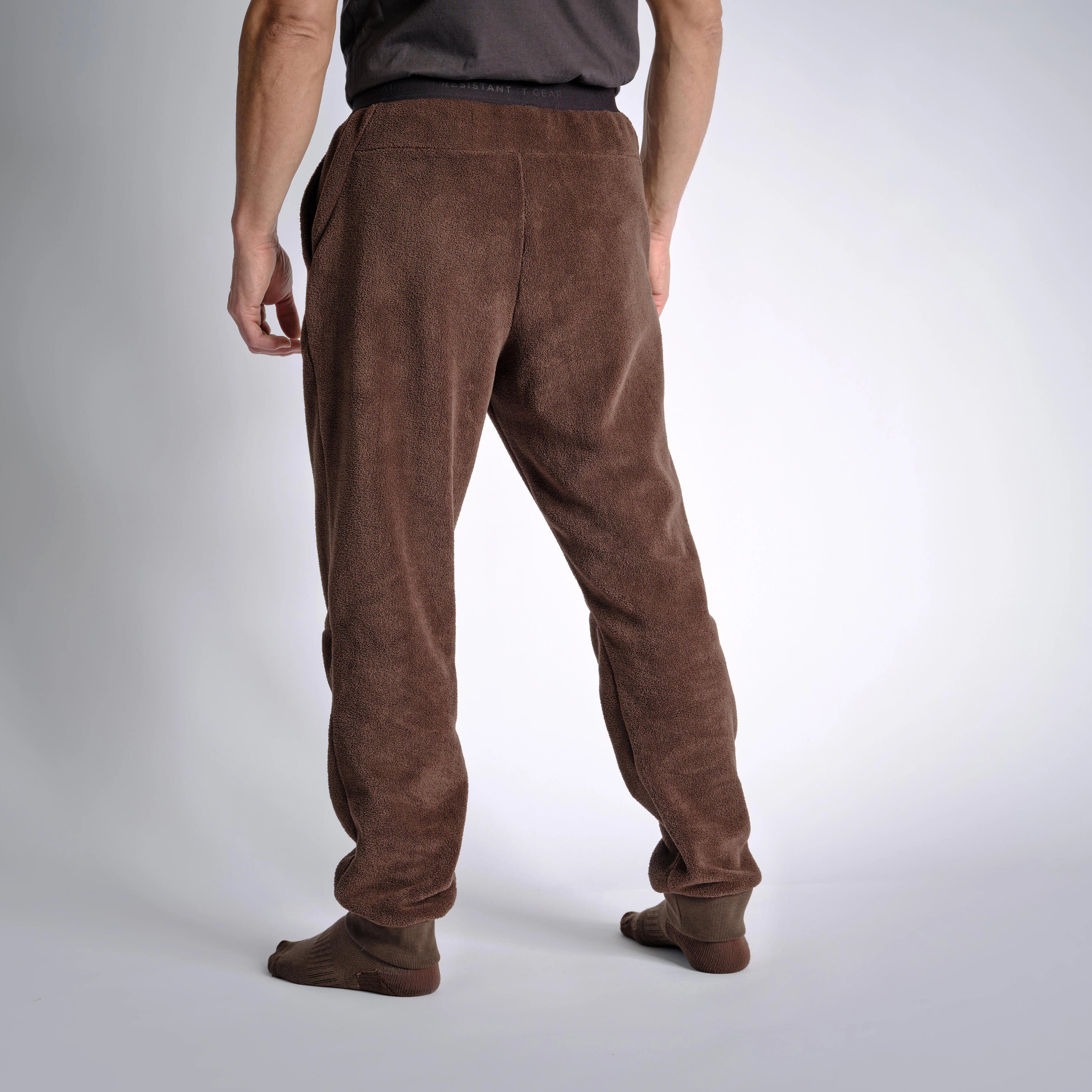 Base Layer Fleece Trousers - 500 Brown