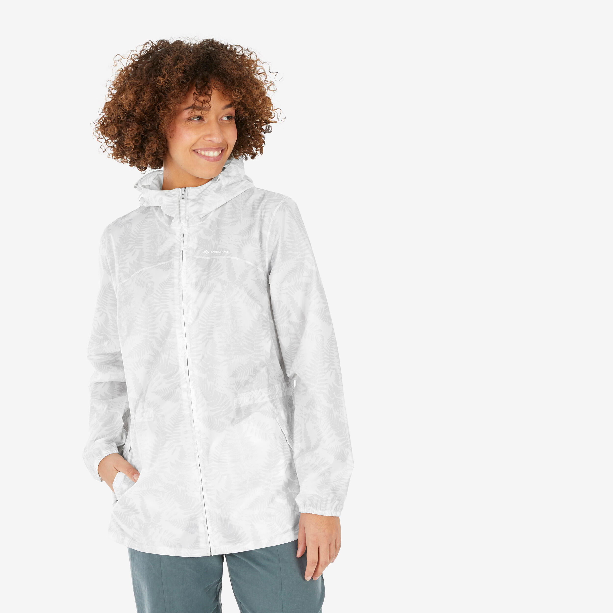 Womenâs Waterproof Hiking Rain Jacket - Raincut
