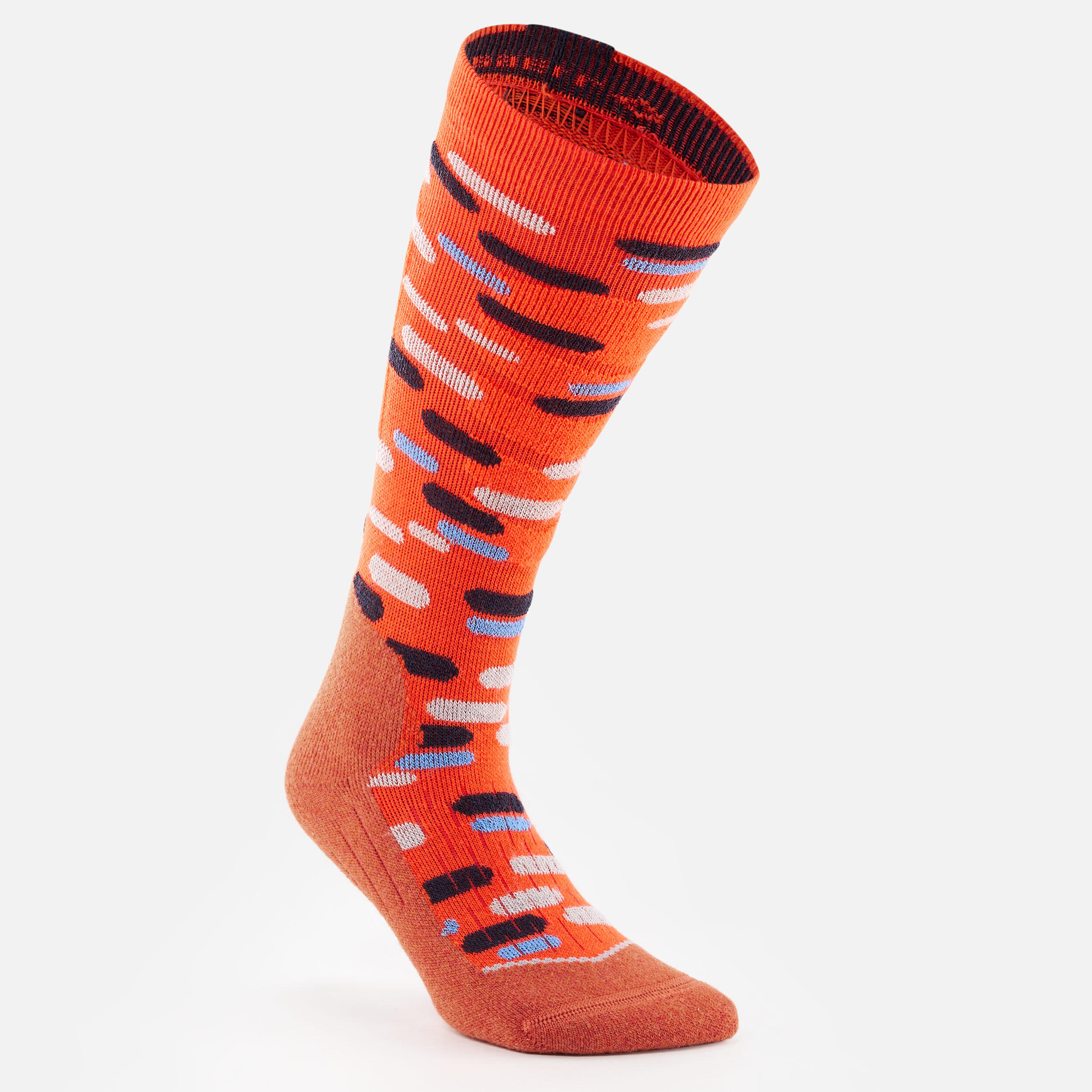 Kidsâ Ski Socks - 100 Orange