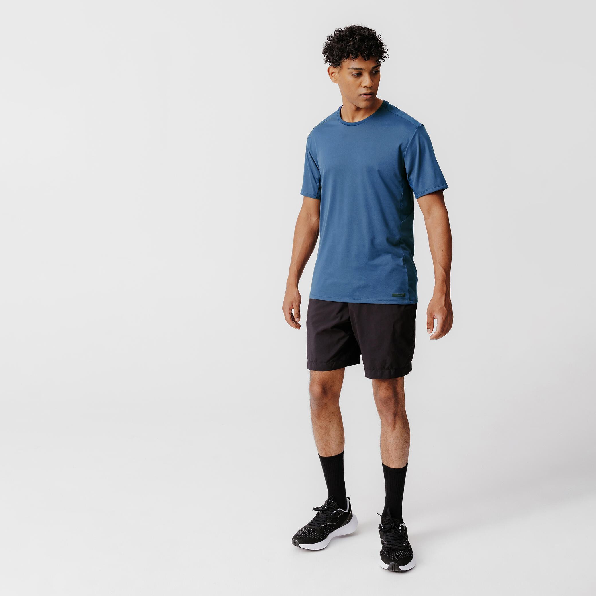 Menâs 2-in-1 Breathable Running Shorts - Run Dry 550 Black