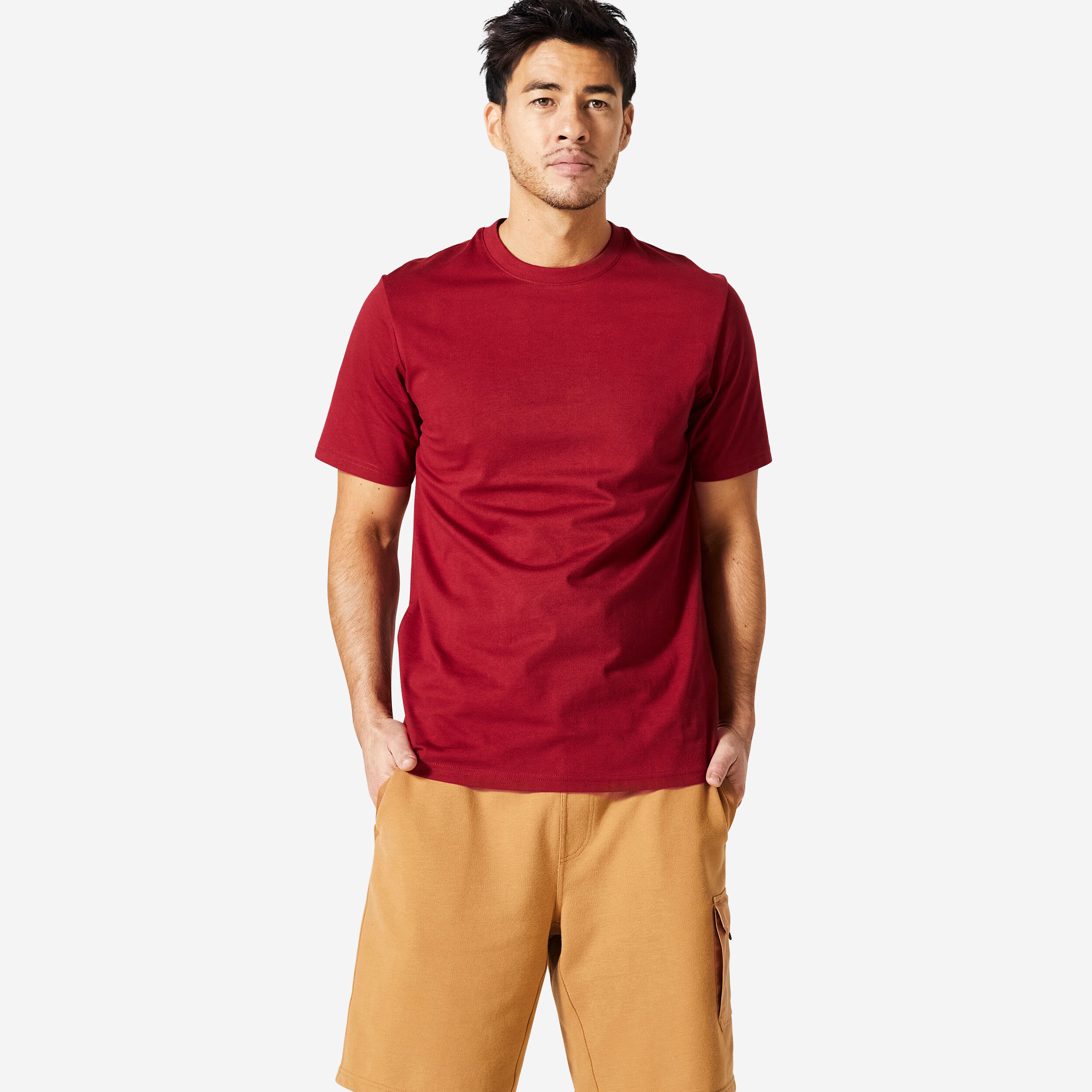 Menâs Fitness T-Shirt - Essentials 500 Red