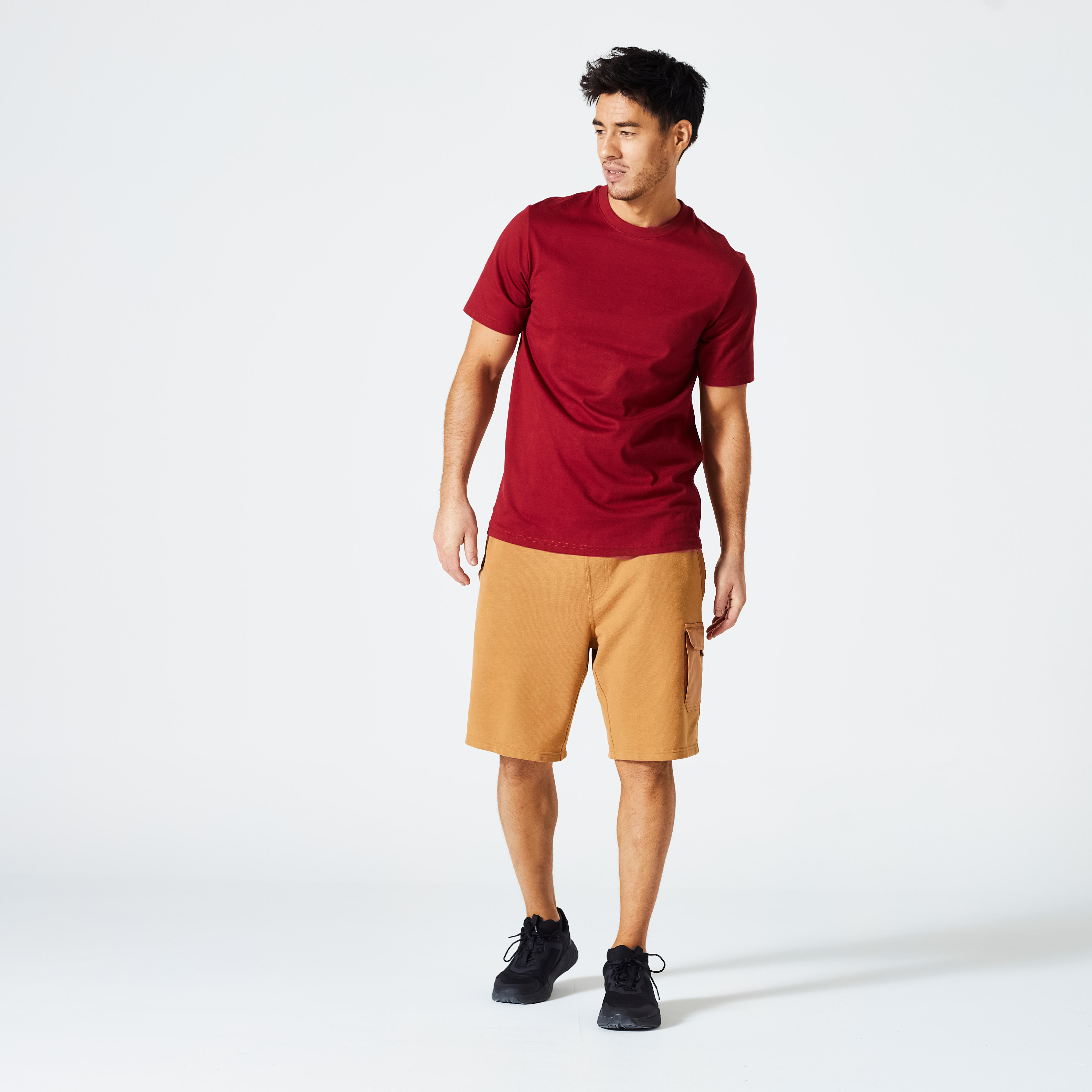 Menâs Fitness T-Shirt - Essentials 500 Red