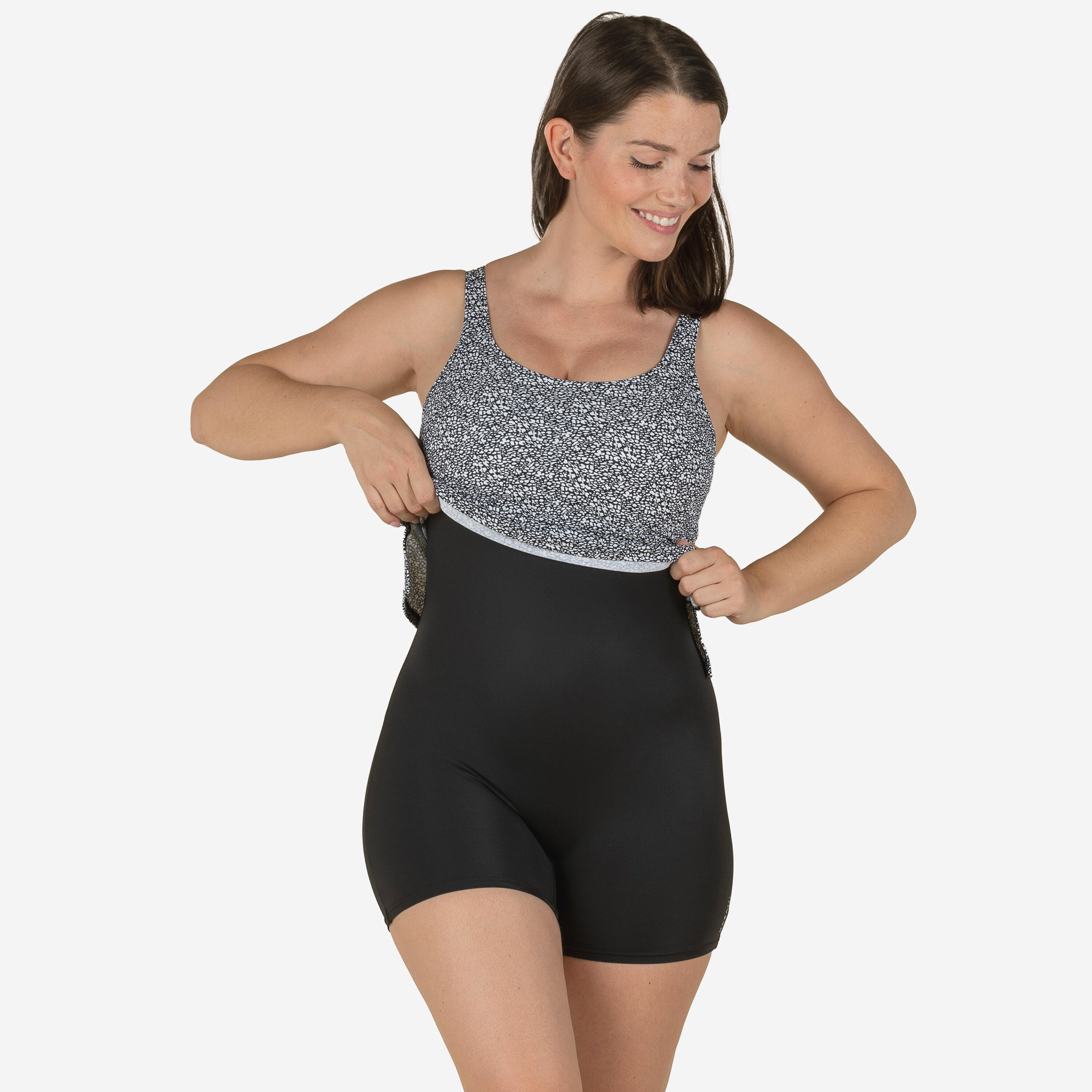 Women's 1-Piece Swimsuit Tankini Shorty - Heva Leo