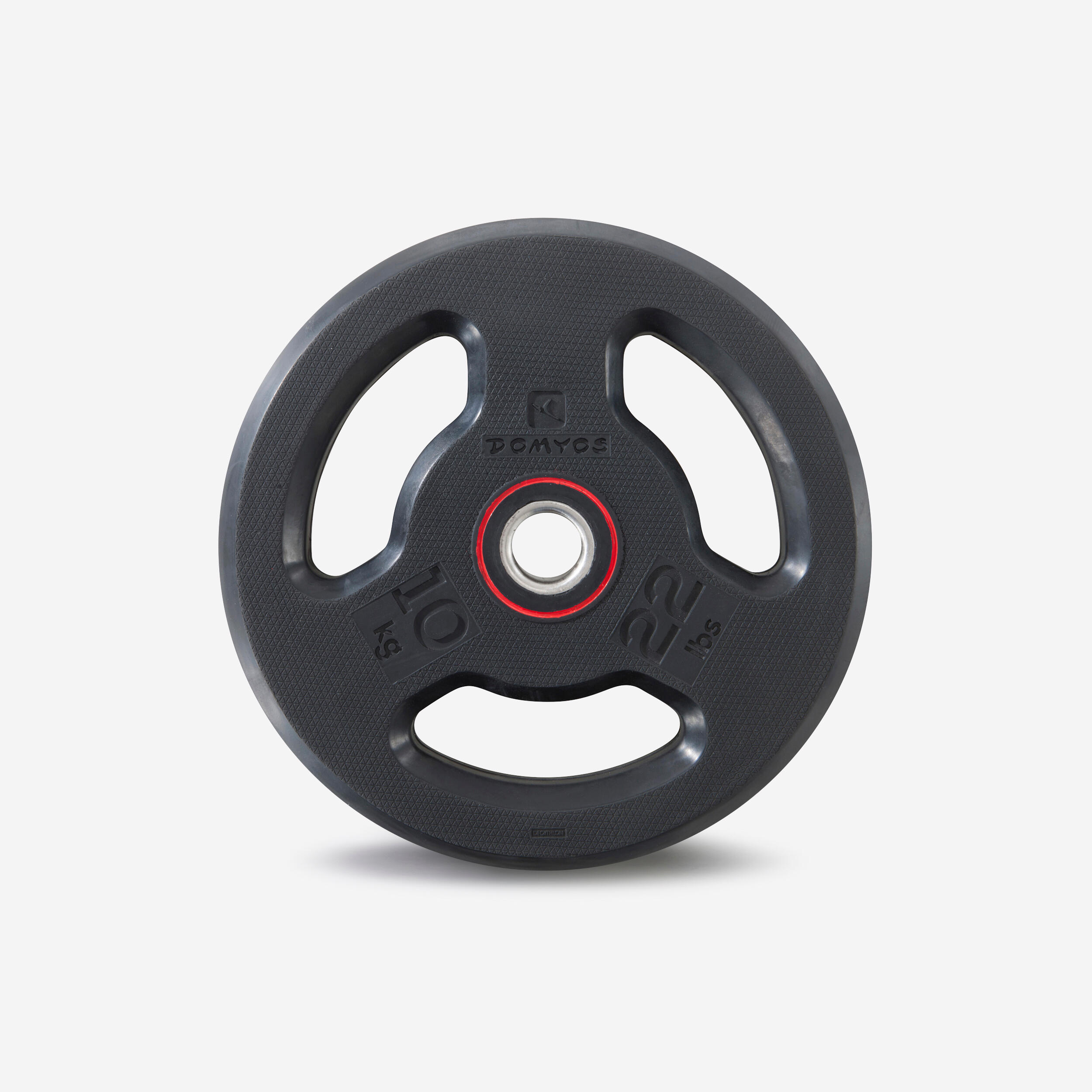10 kg (22 lb) Rubber Weight Plate with Handles