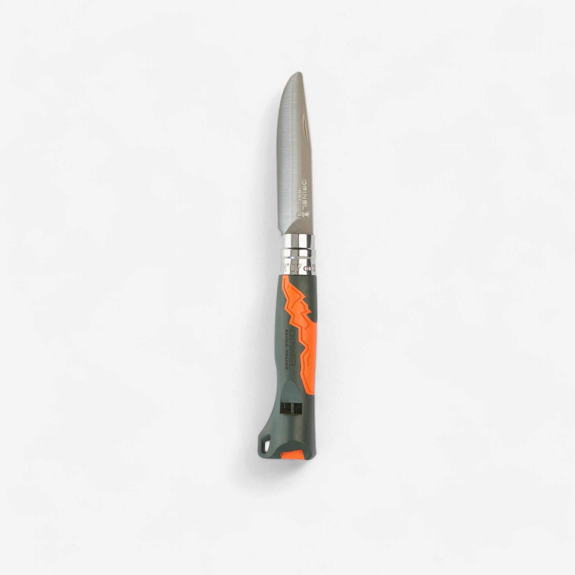 Kids' Folding Stainless-Steel Knife 7 cm - Opinel No. 7 Outdoor Green