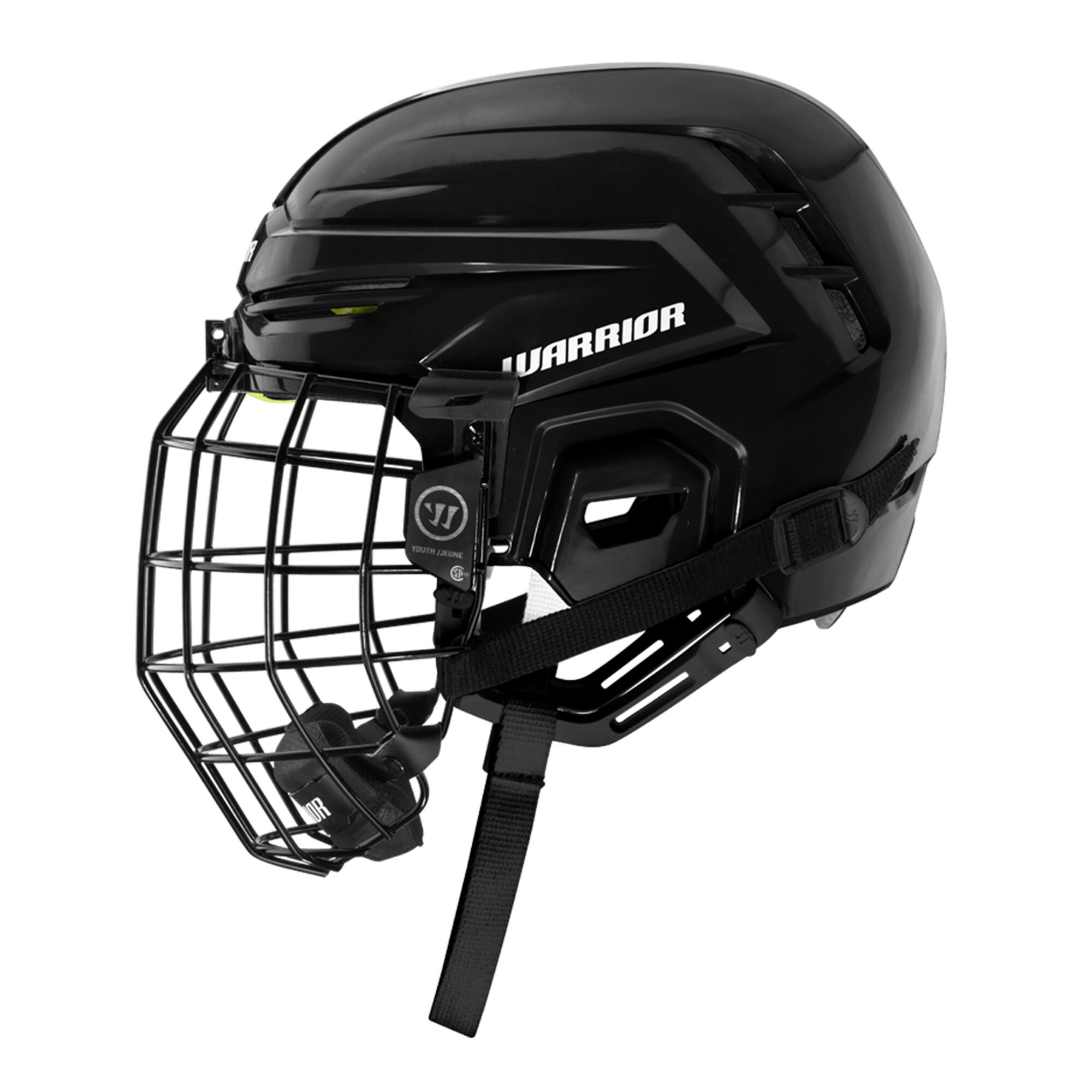 Kids' Warrior Hockey Helmet- Alpha One Youth Combo Black