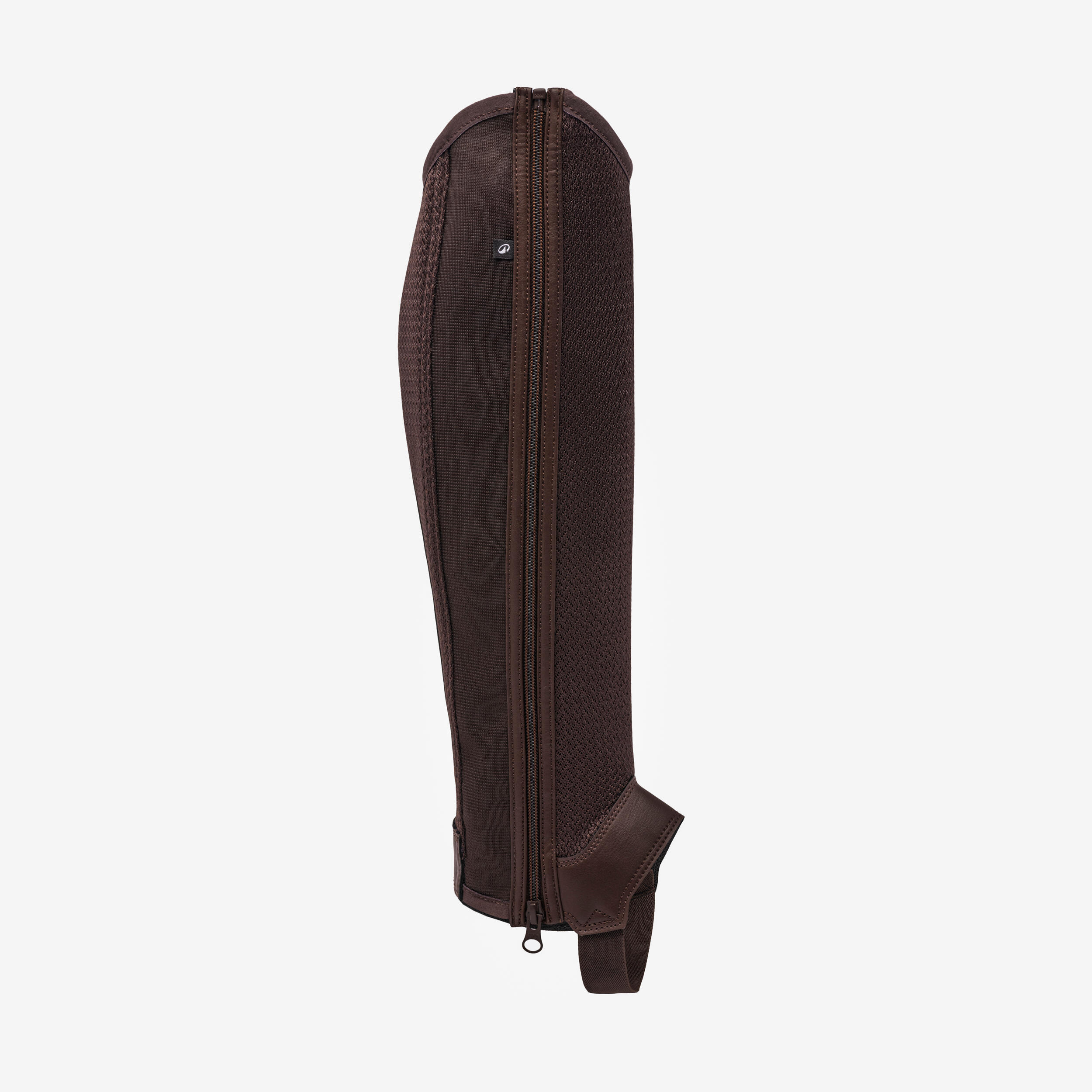 100 Mesh Adult Horseback Riding Half-Chaps - Brown