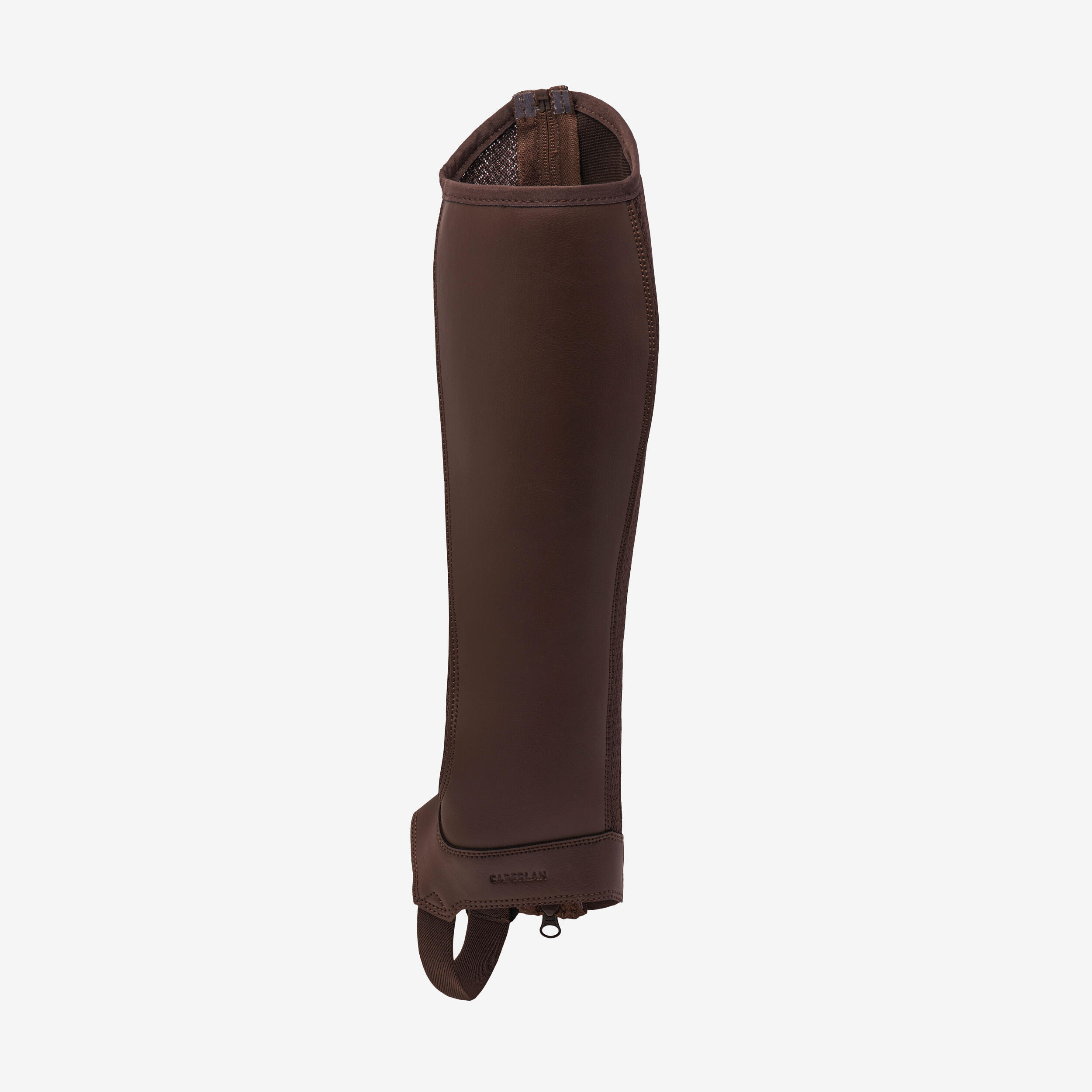 100 Mesh Adult Horseback Riding Half-Chaps - Brown