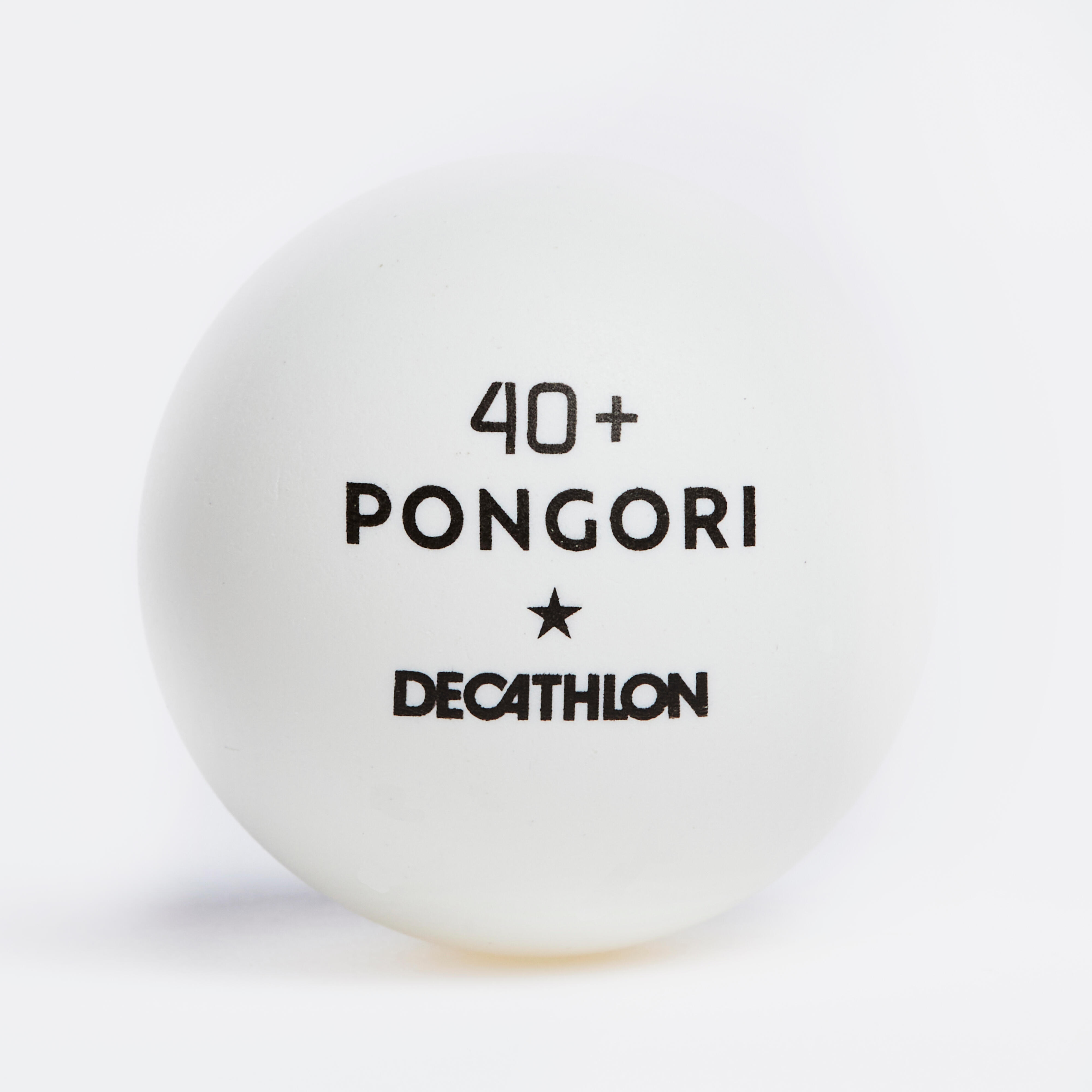 Table Tennis Balls x72 1* 40+ - TTB 100 White
