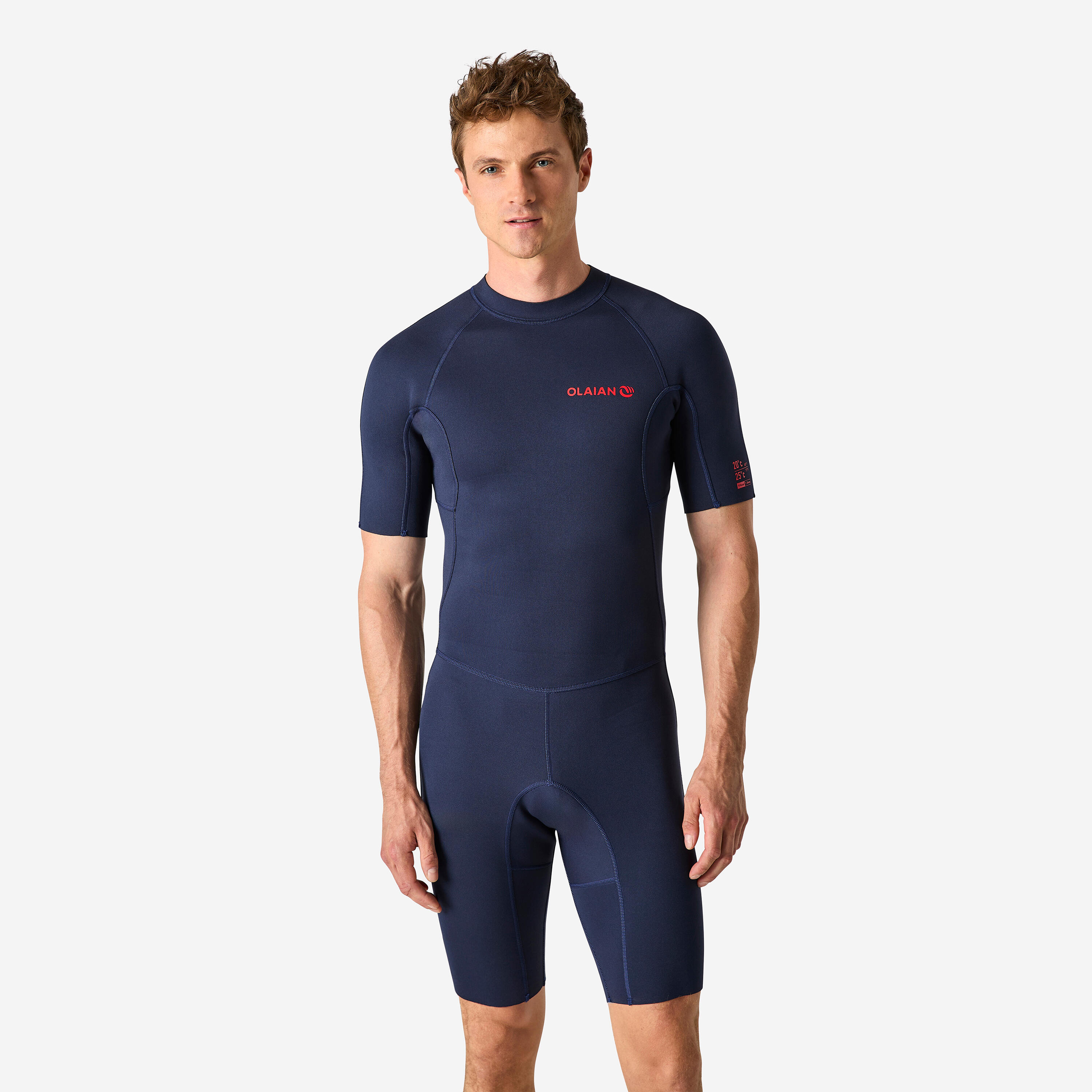 Men's Neoprene Shorty Wetsuit - 100