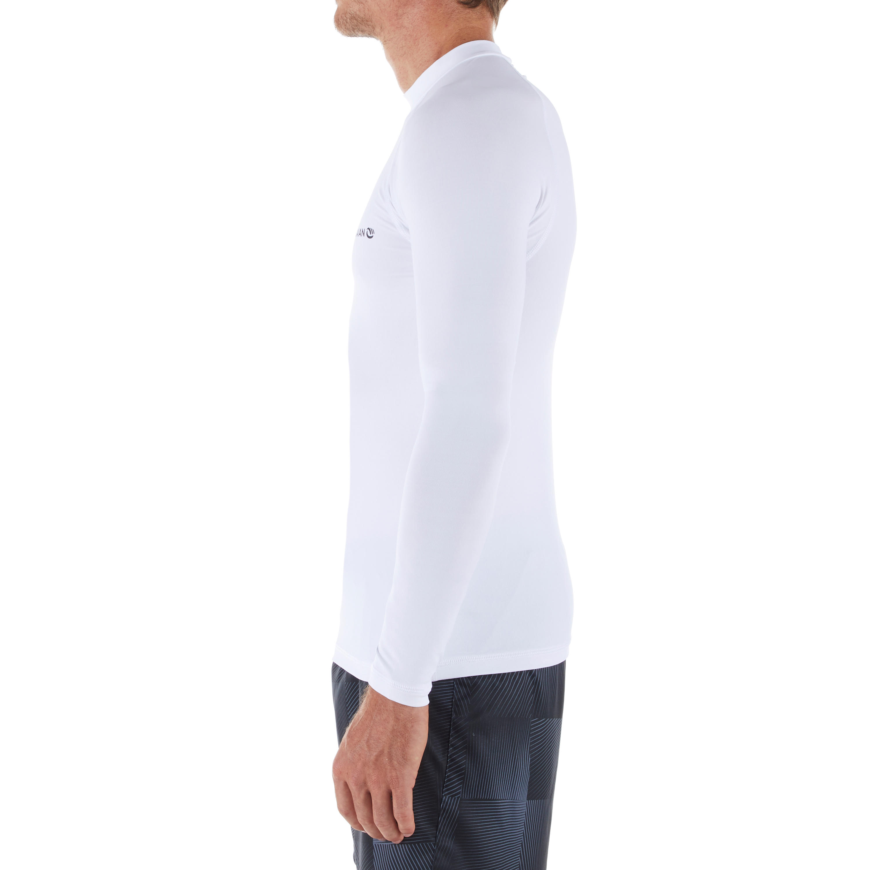 Men's Long-Sleeved Surfing Rash Guard, 100