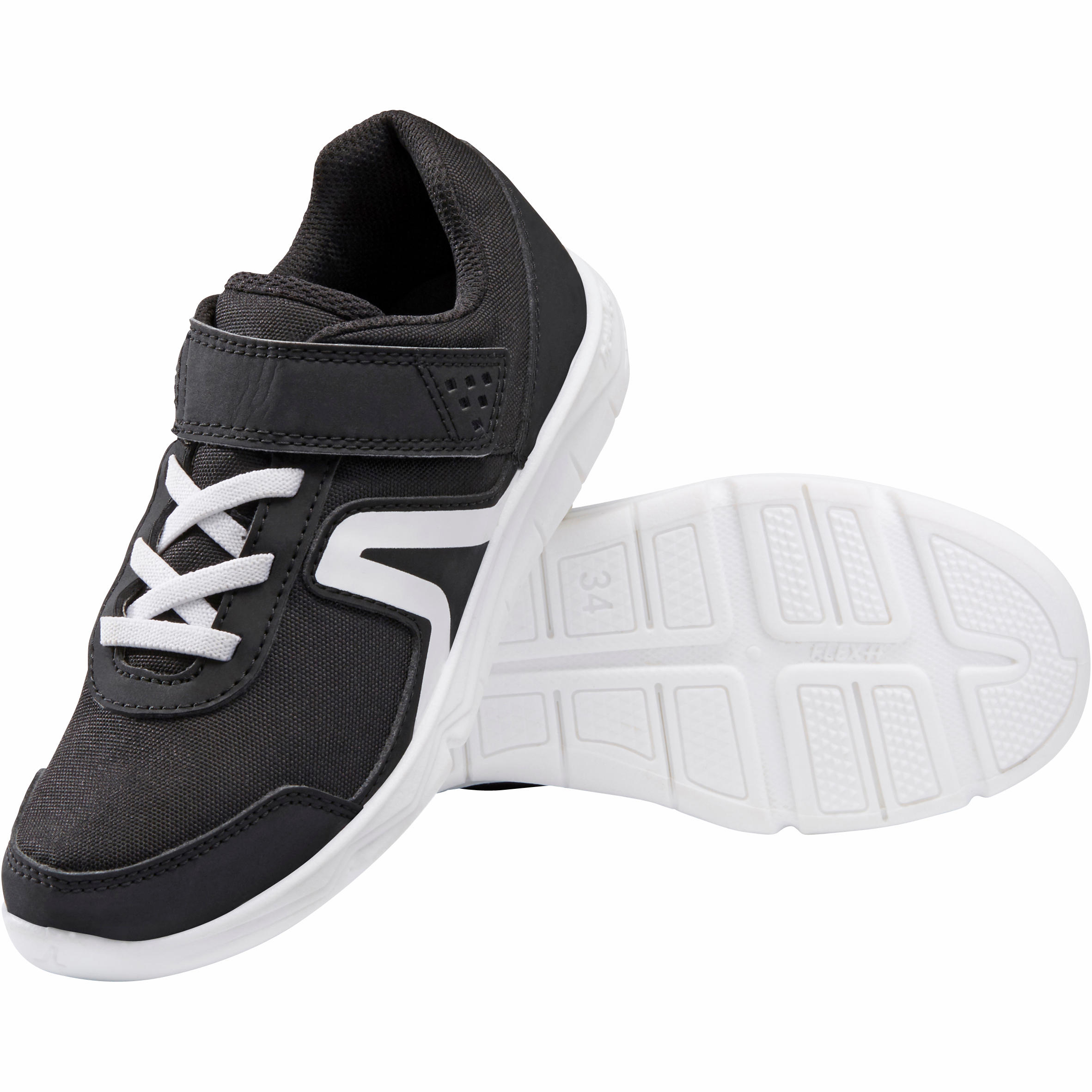 Kids’ Tennis Shoes - PW 100 Black