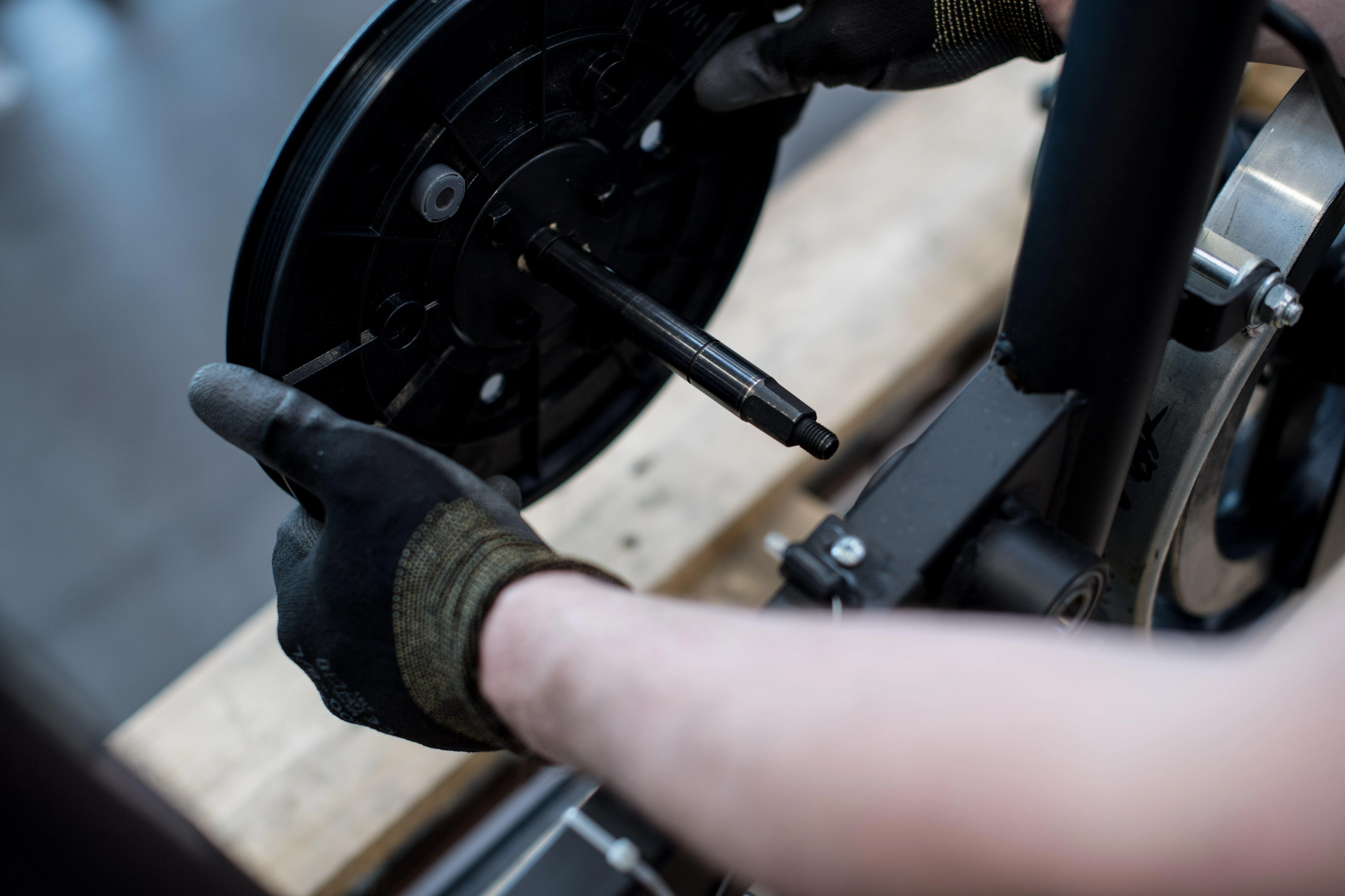 Stationary Bike or Cross Trainer Flywheel Bearing Replacement