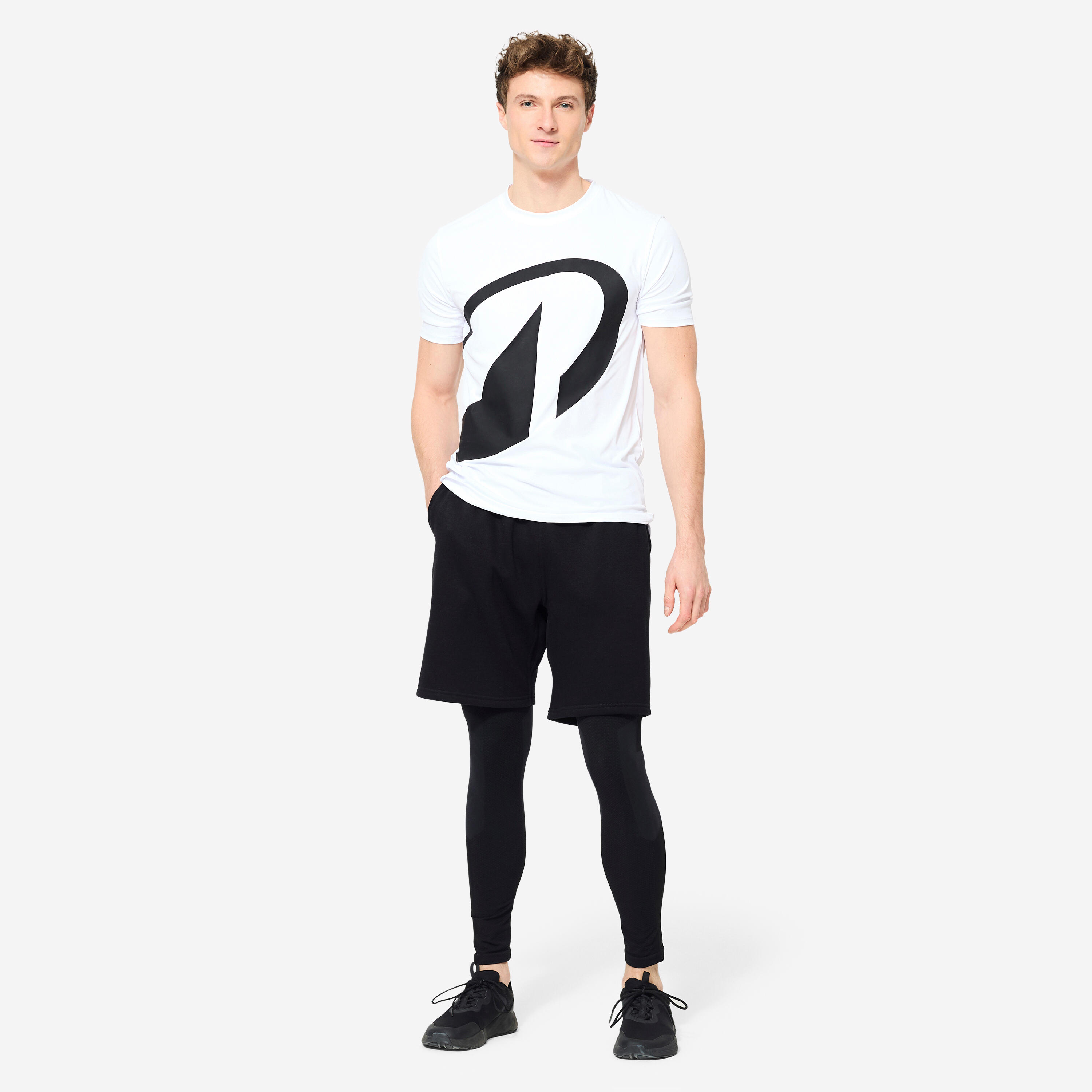 Men's Cross Fitness Training Leggings – 500