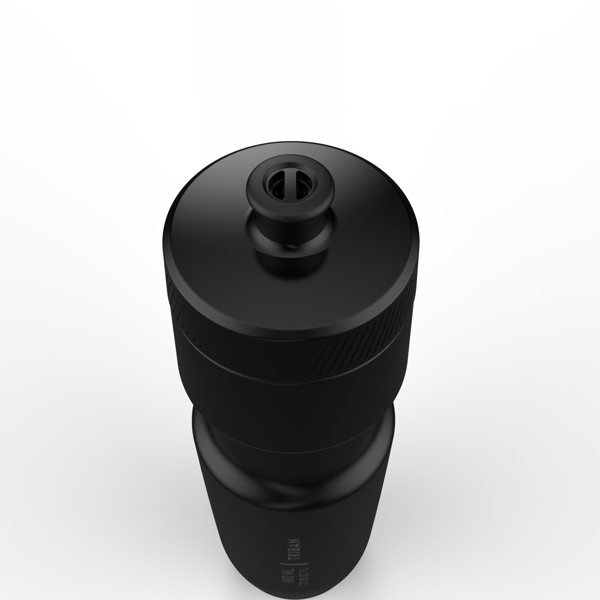 800 mL Water Bottle - SoftFlow Black