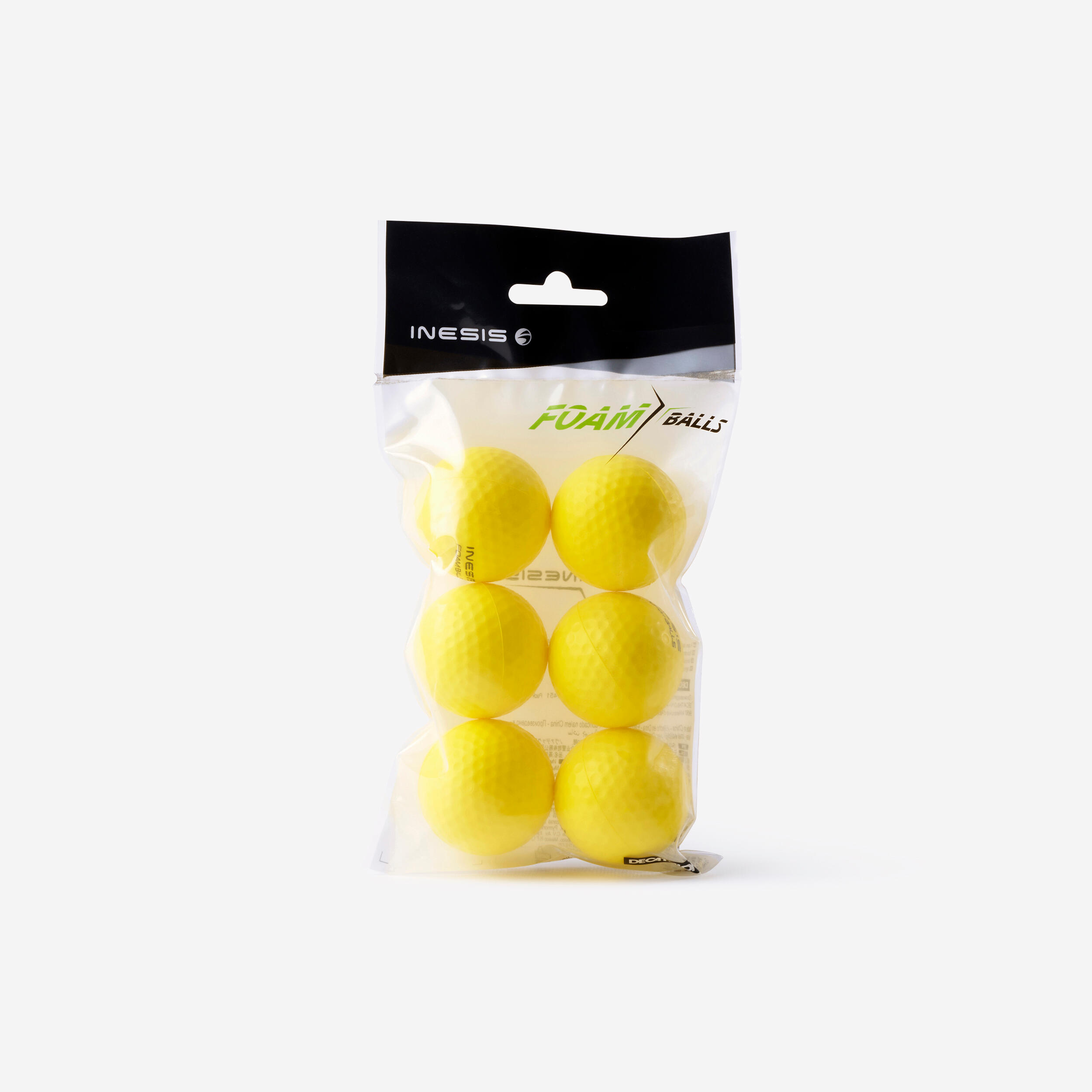 Foam Golf Balls x6 - Inesis Yellow