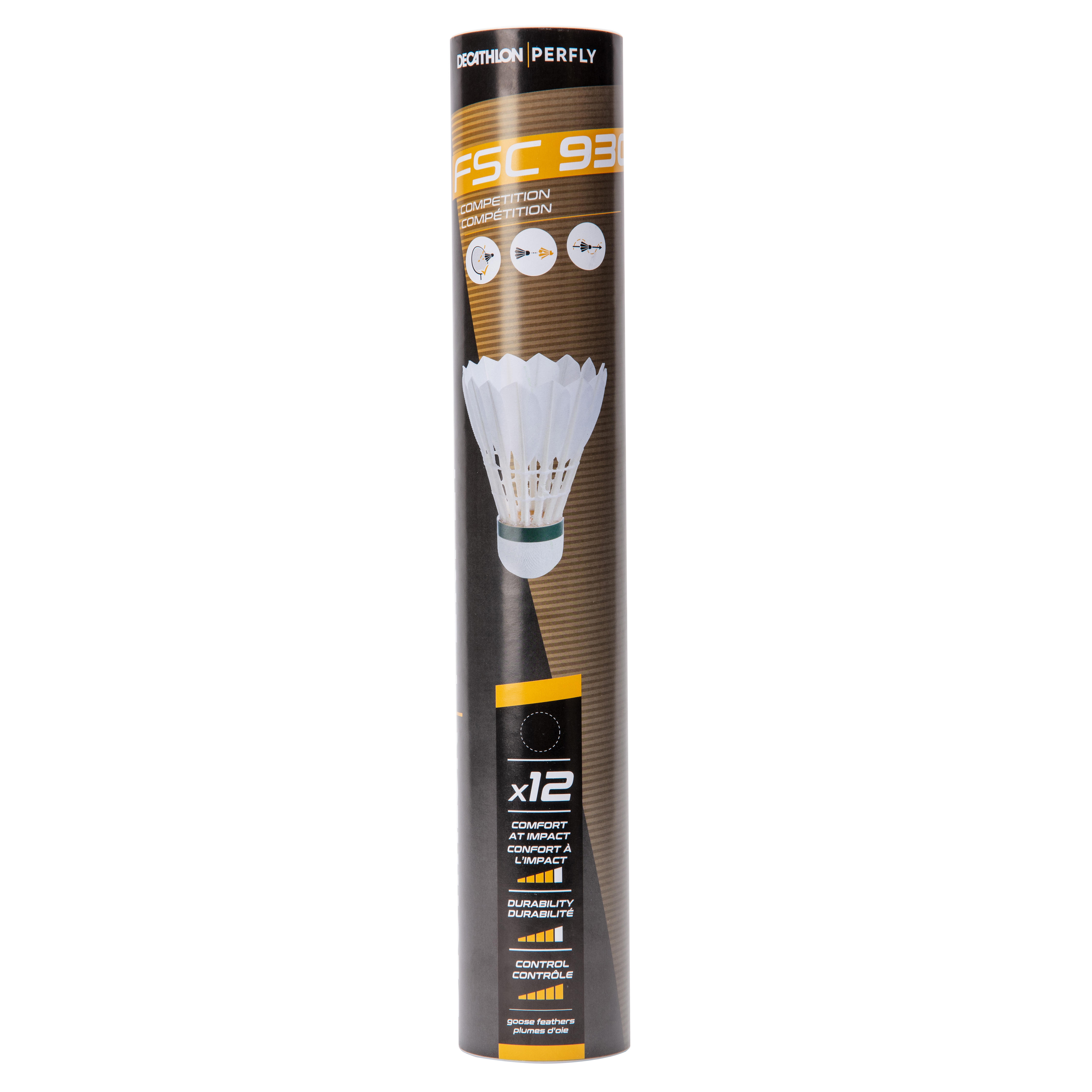 Feather Shuttlecock Speed 77 12-pk - FSC 930 White