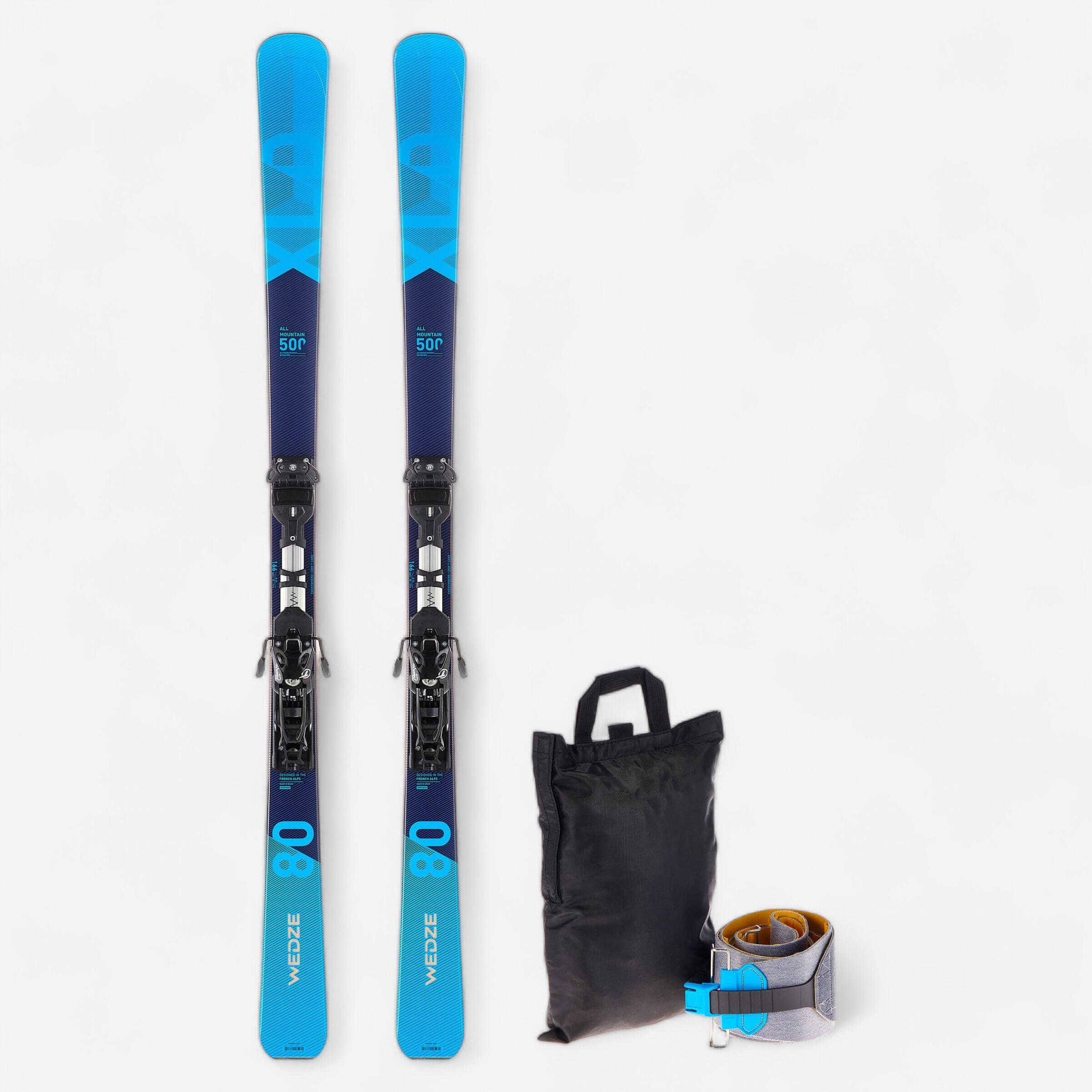 Touring Skis with Bindings and Skins - XLD 500