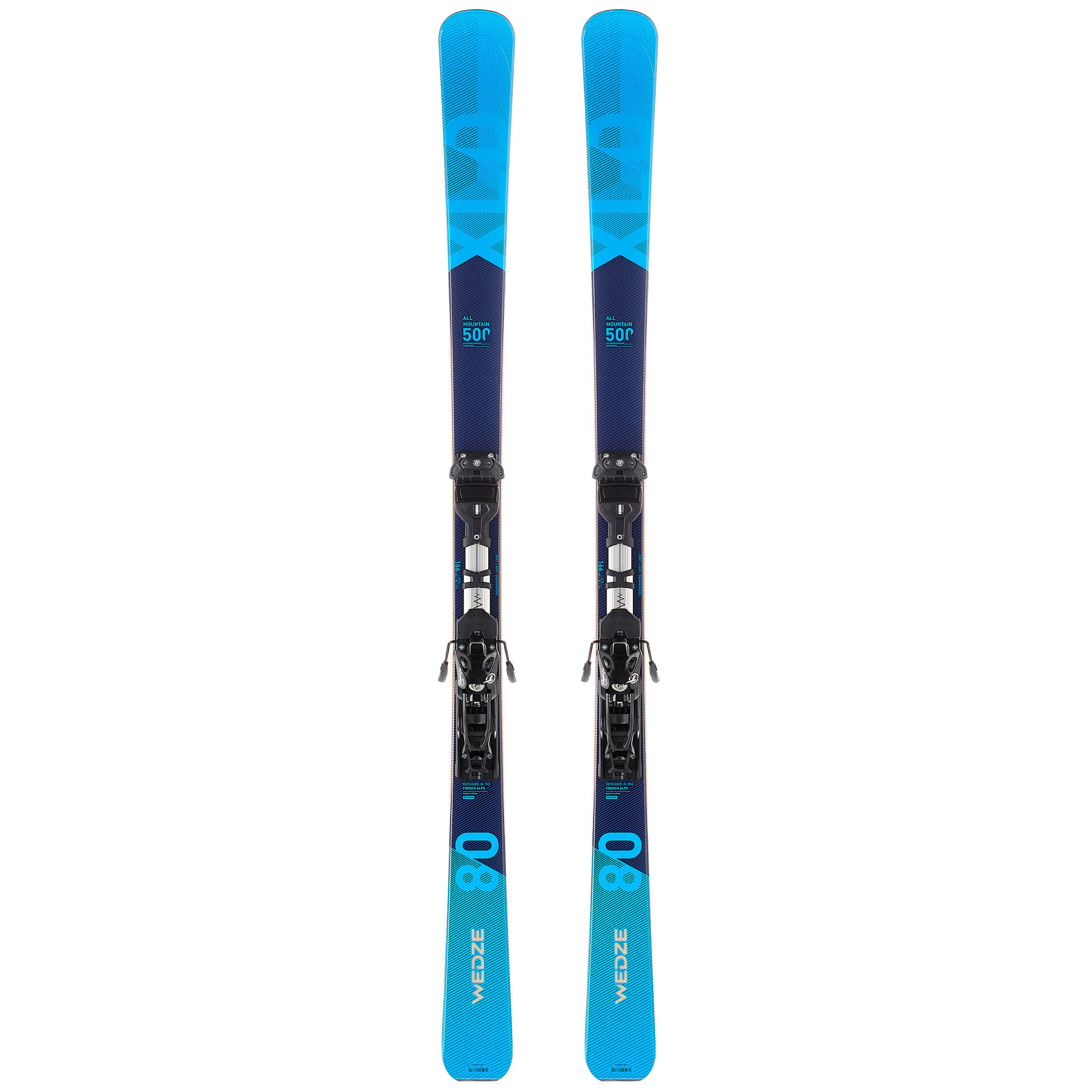 Touring Skis with Bindings and Skins - XLD 500