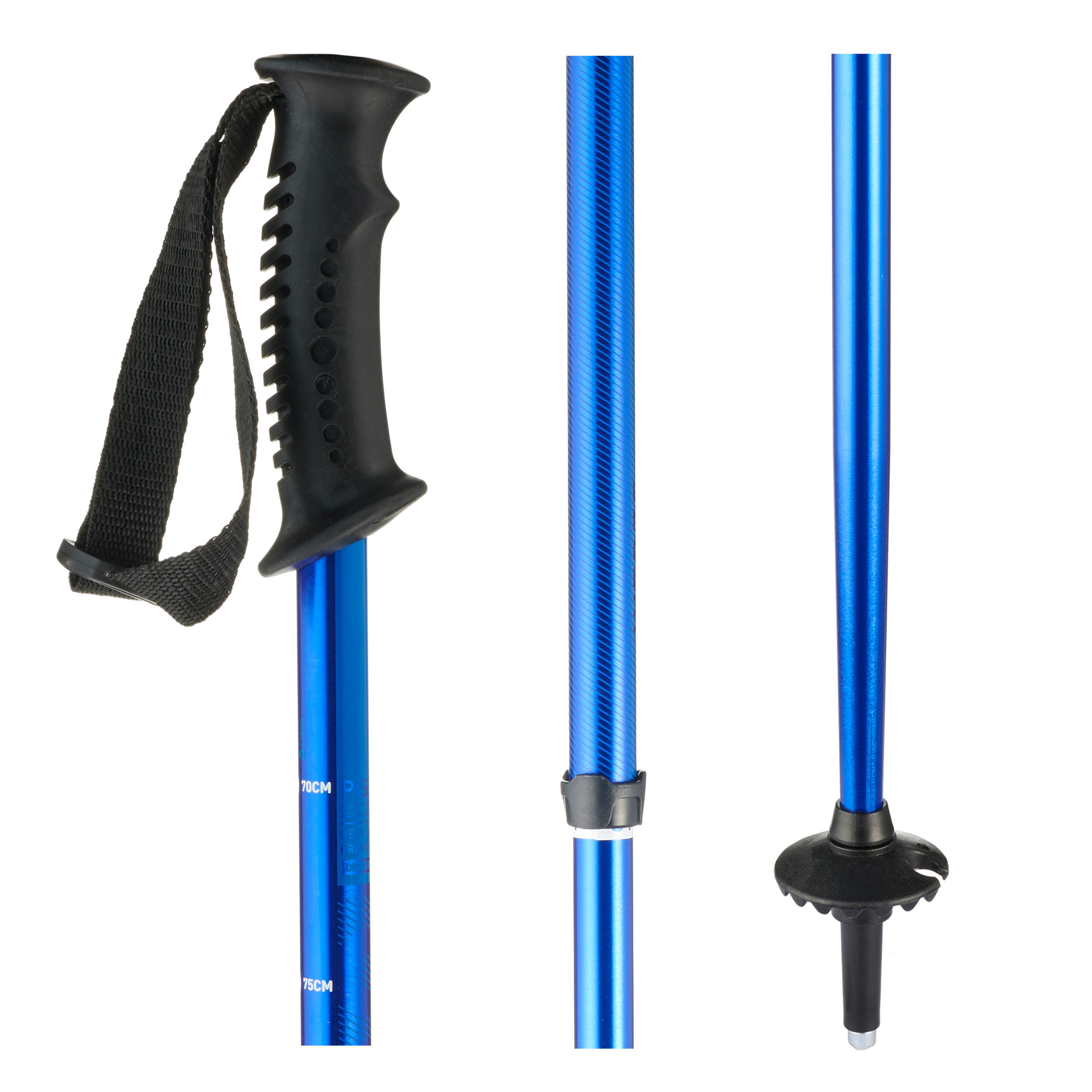 Kids' Push Pin Ski Poles - Blue